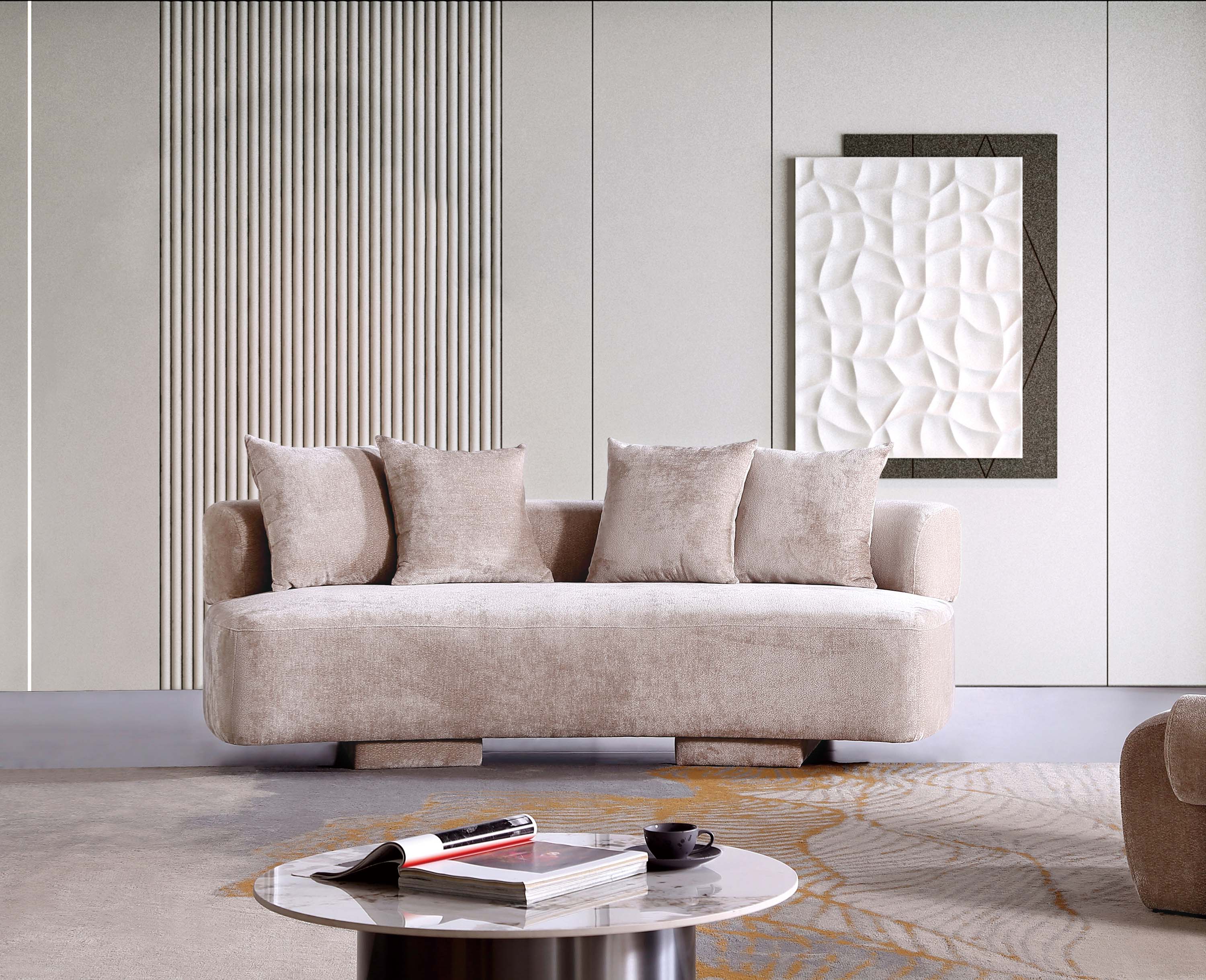 Verandah Chenille 90.6-inch Sofa 