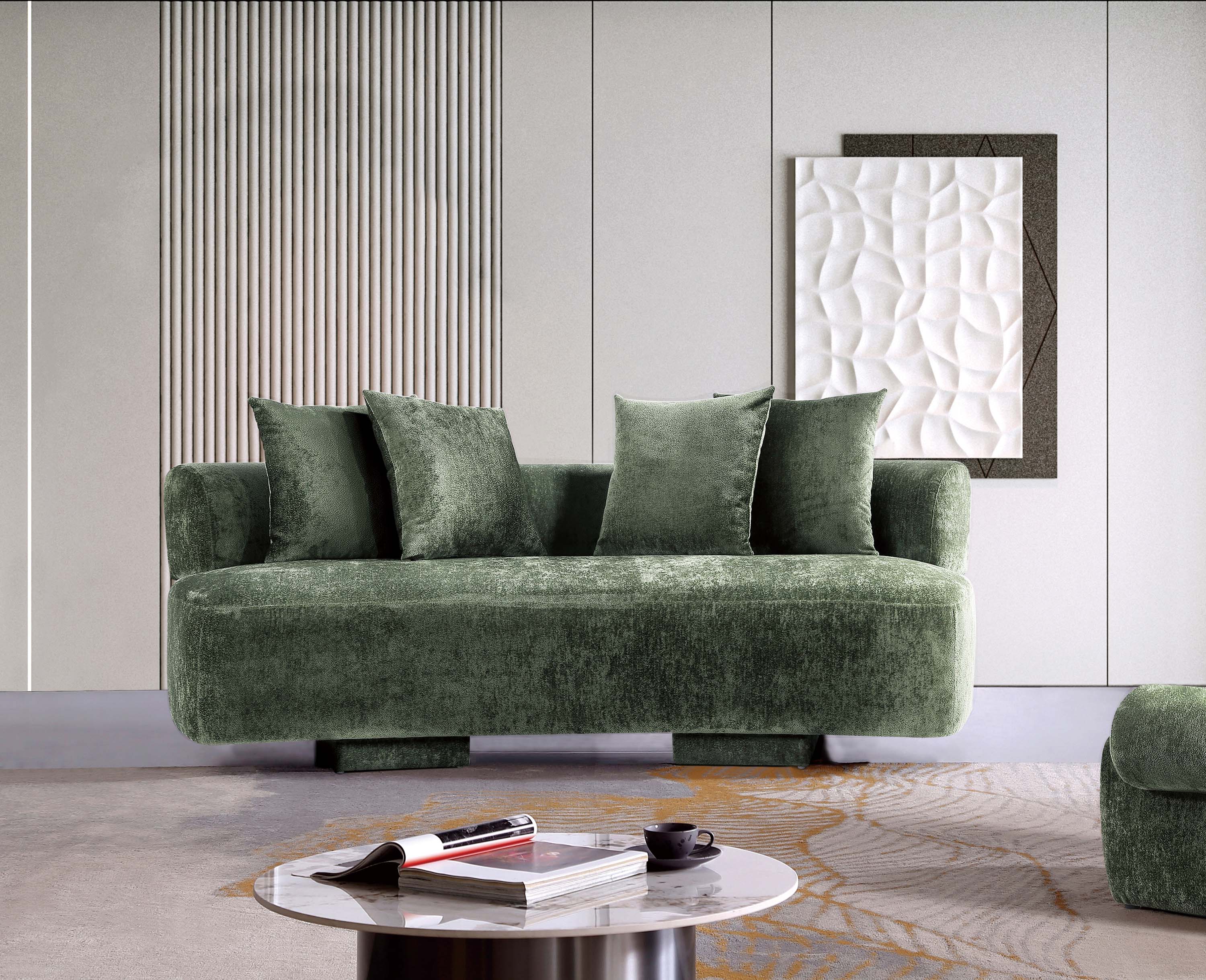 Verandah Chenille 90.6-inch Sofa 
