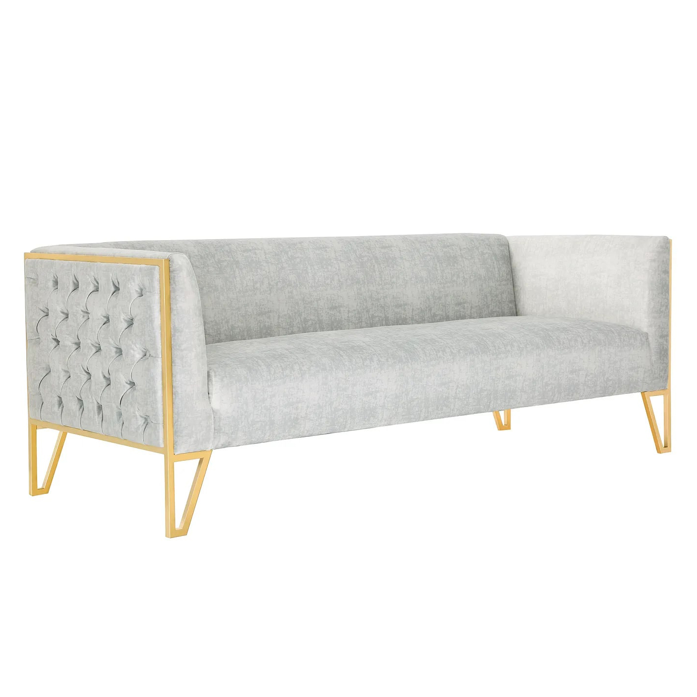 Vector 81.5-inch Velvet 3-Seat Sofa