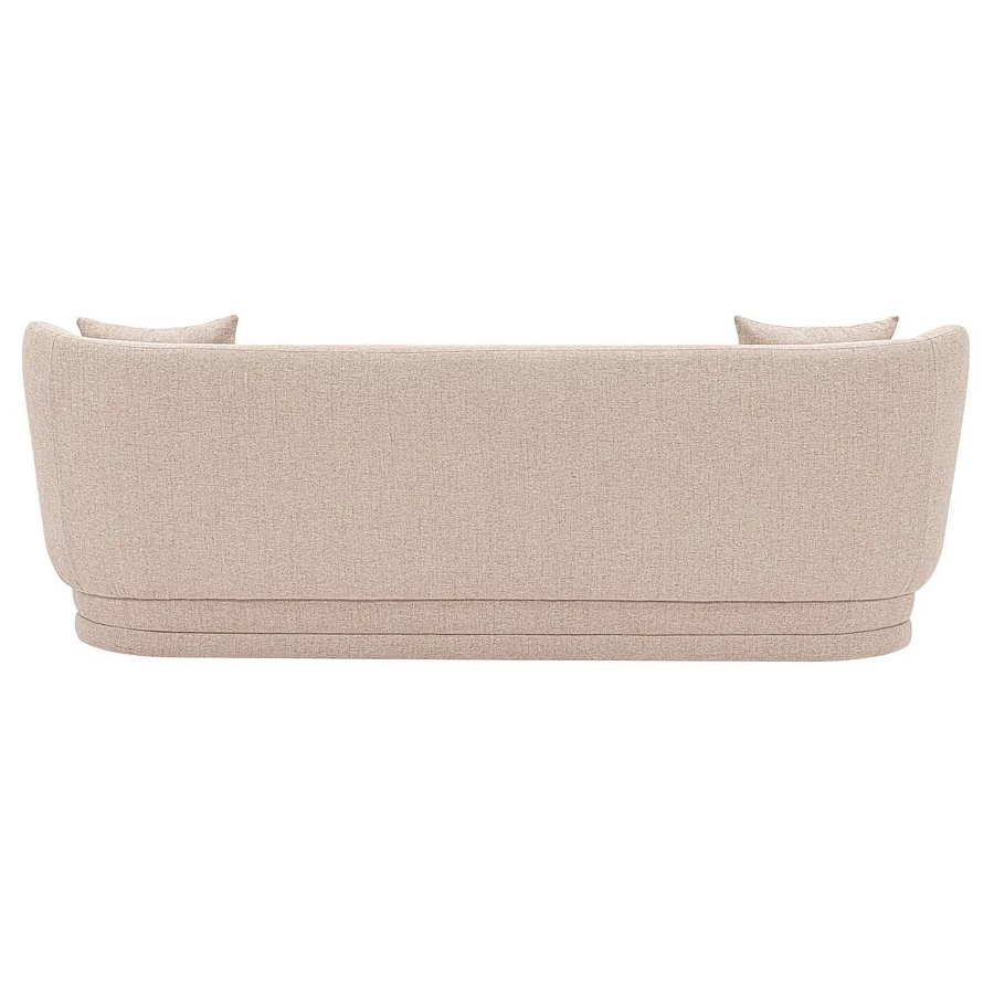 Siri Linen Weave 92.5-inch Sofa w/Pillows 