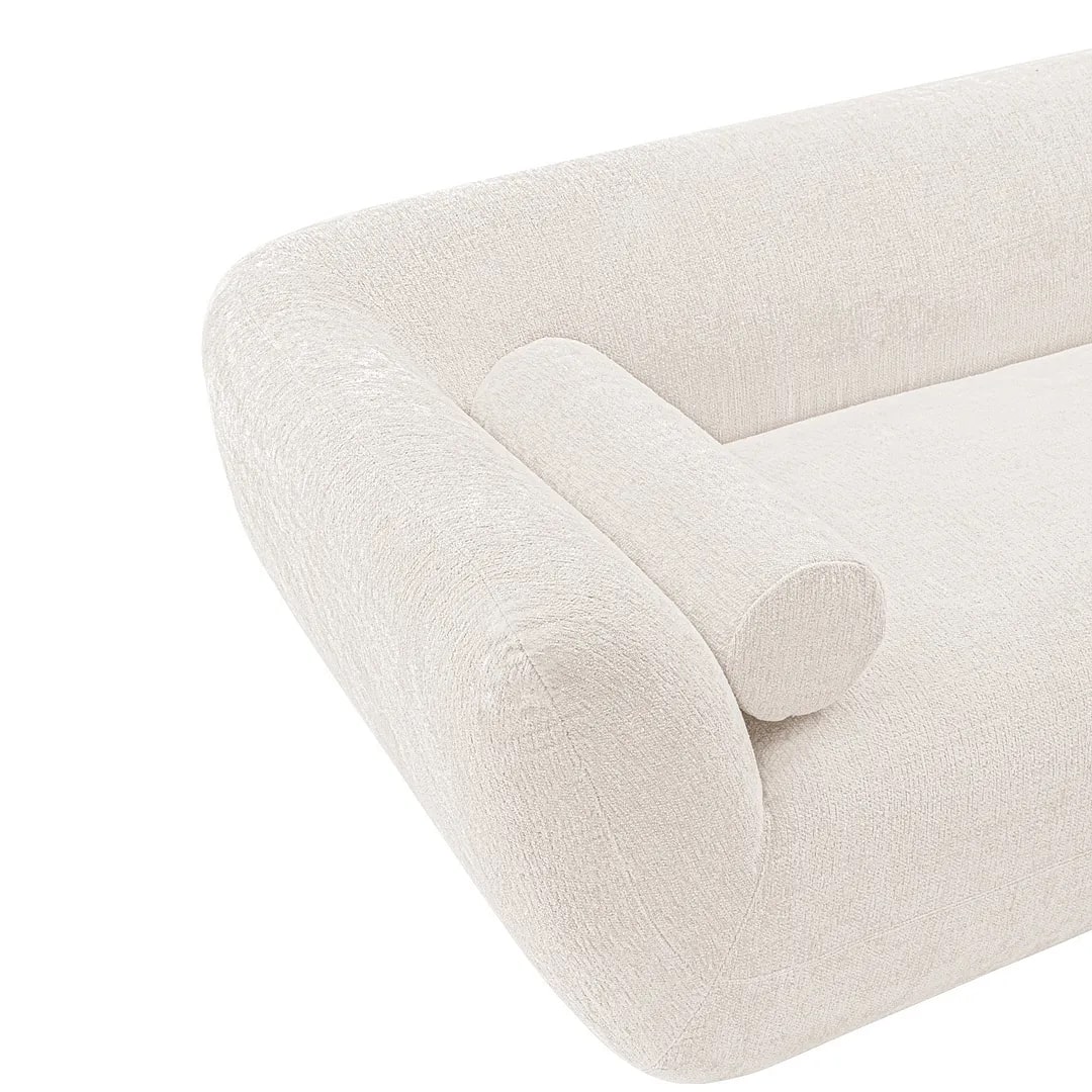 Ulka Chenille Sofa w/Pillows 