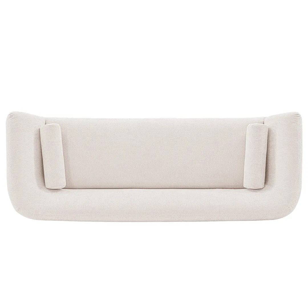 Ulka Chenille Sofa w/Pillows 