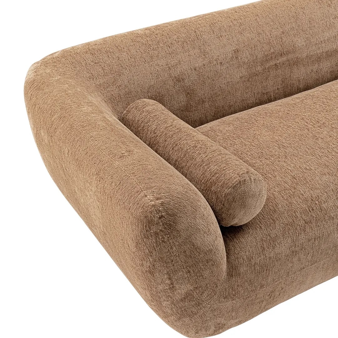 Ulka Chenille Sofa w/Pillows 