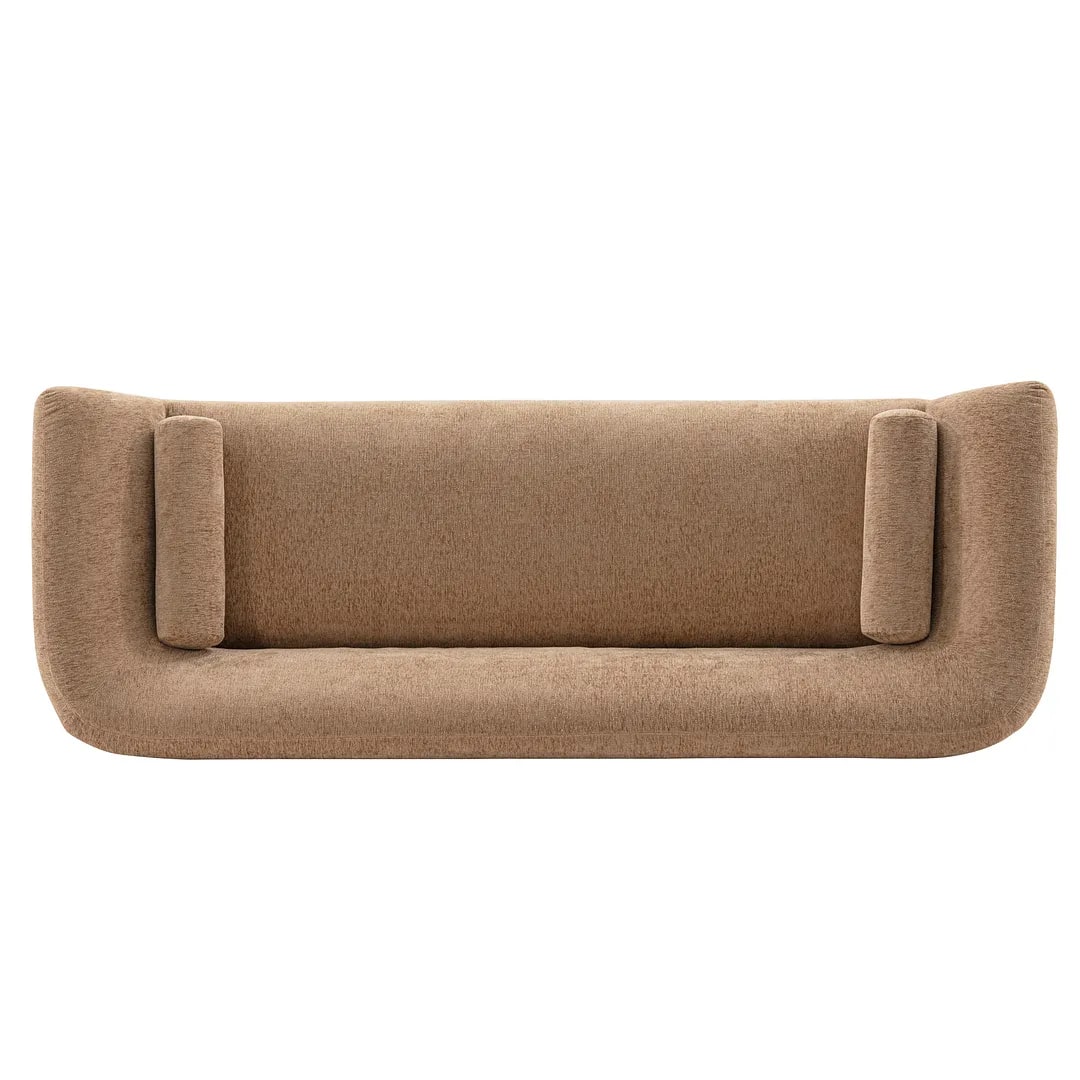 Ulka Chenille Sofa w/Pillows 