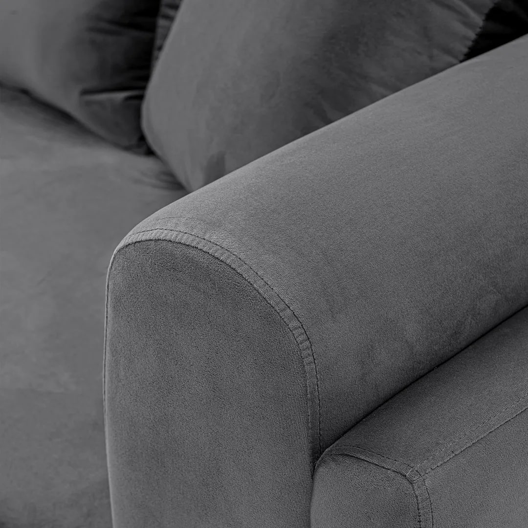 Contemporary Edmonda Velvet Sofa