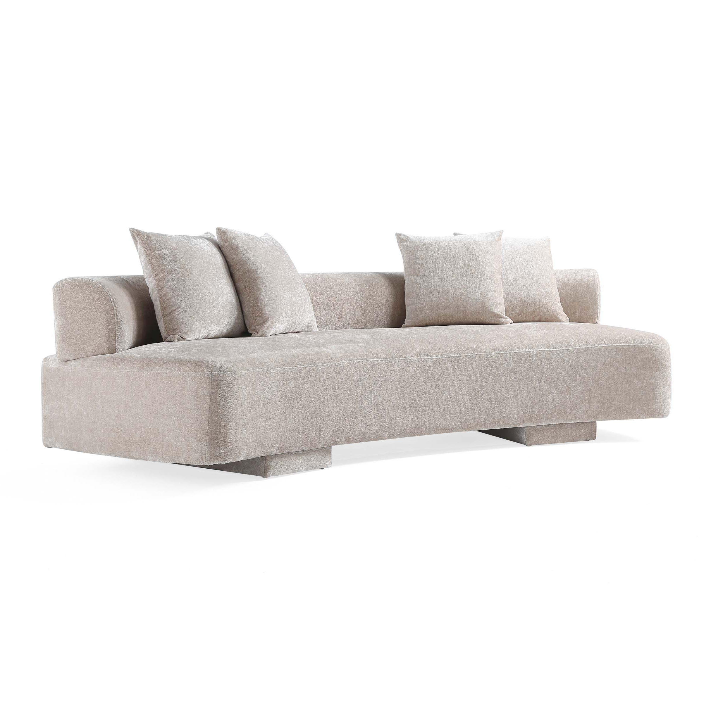 Verandah Chenille 112-inch XL Sofa 