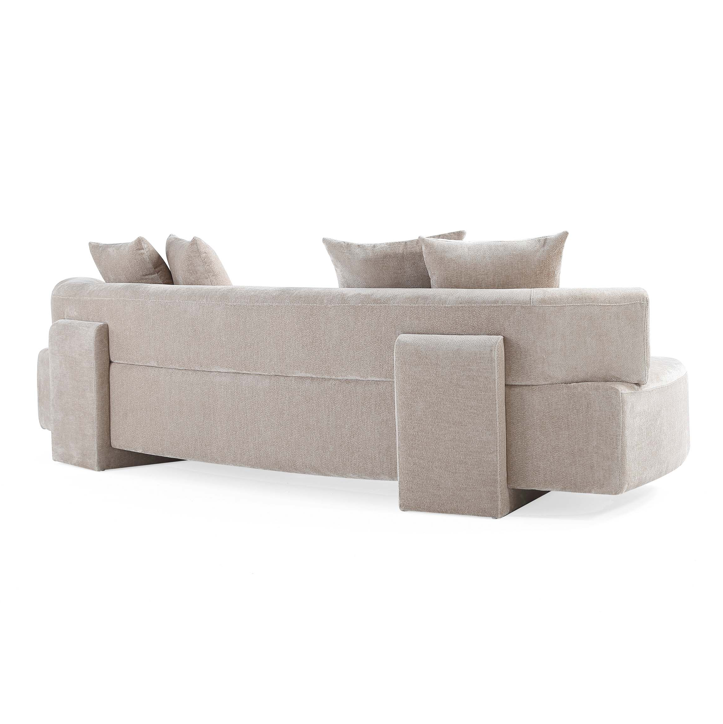 Verandah Chenille 112-inch XL Sofa 