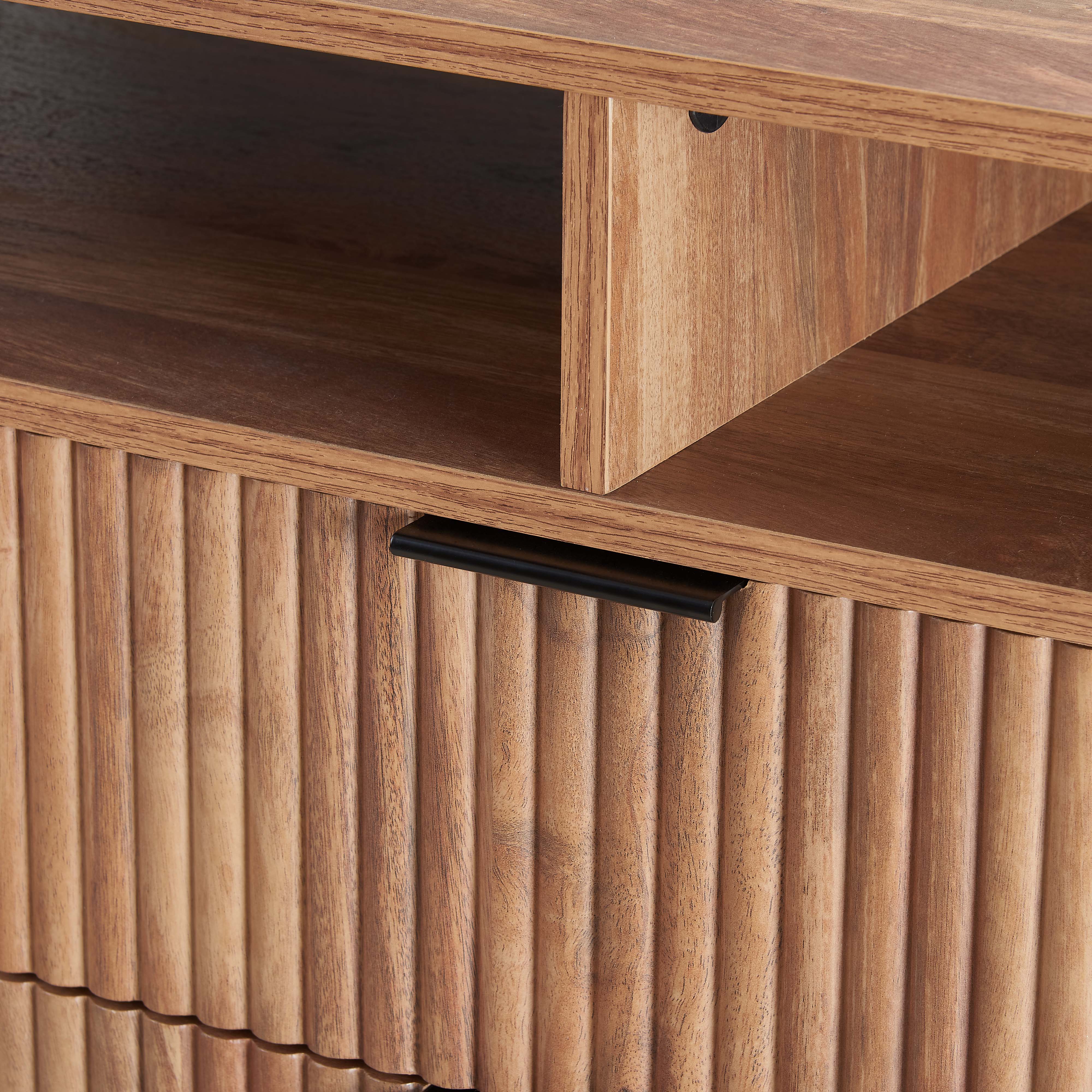 DUMBO 63-inch TV Stand w/6 Shelves & 2 Drawers 