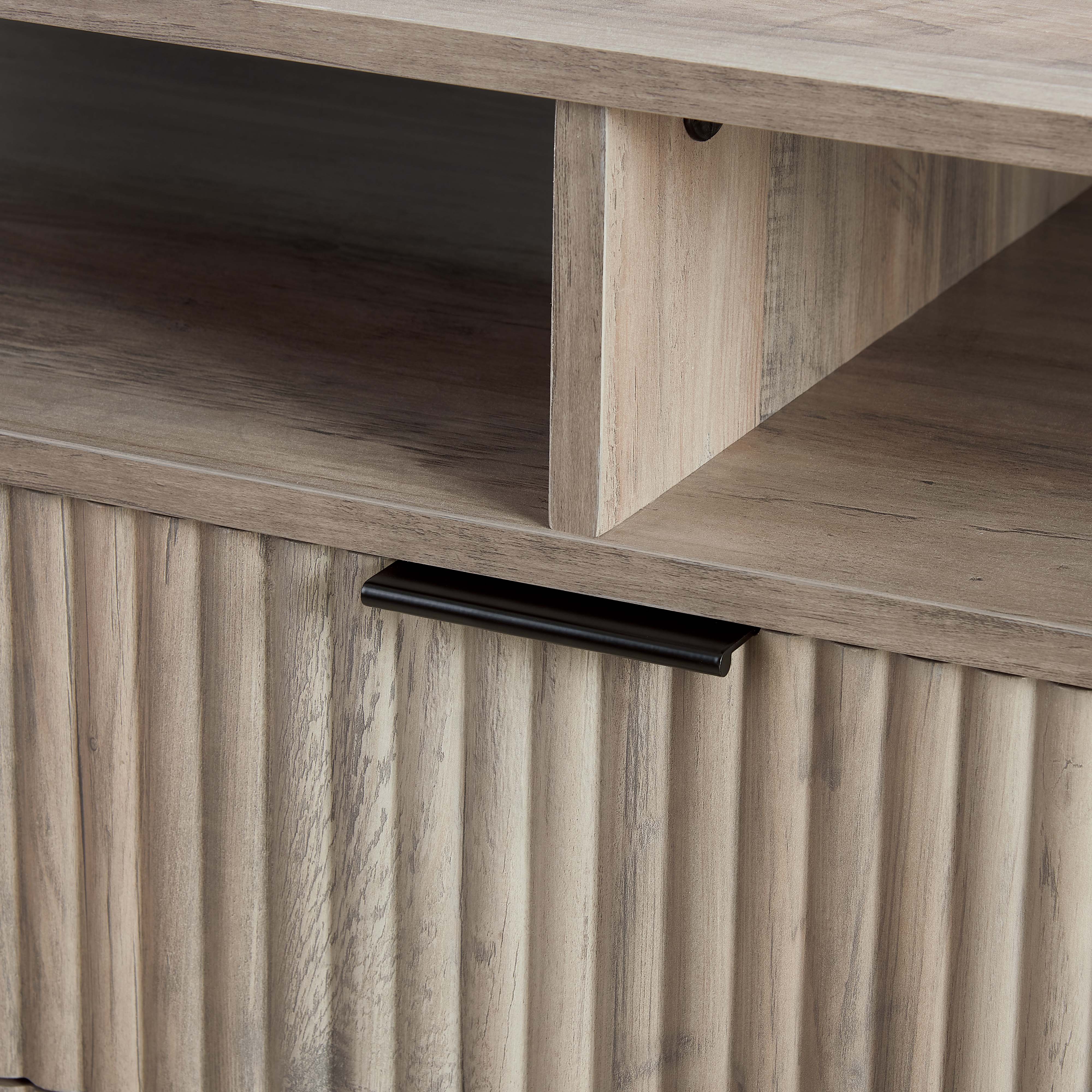 DUMBO 63-inch TV Stand w/6 Shelves & 2 Drawers 
