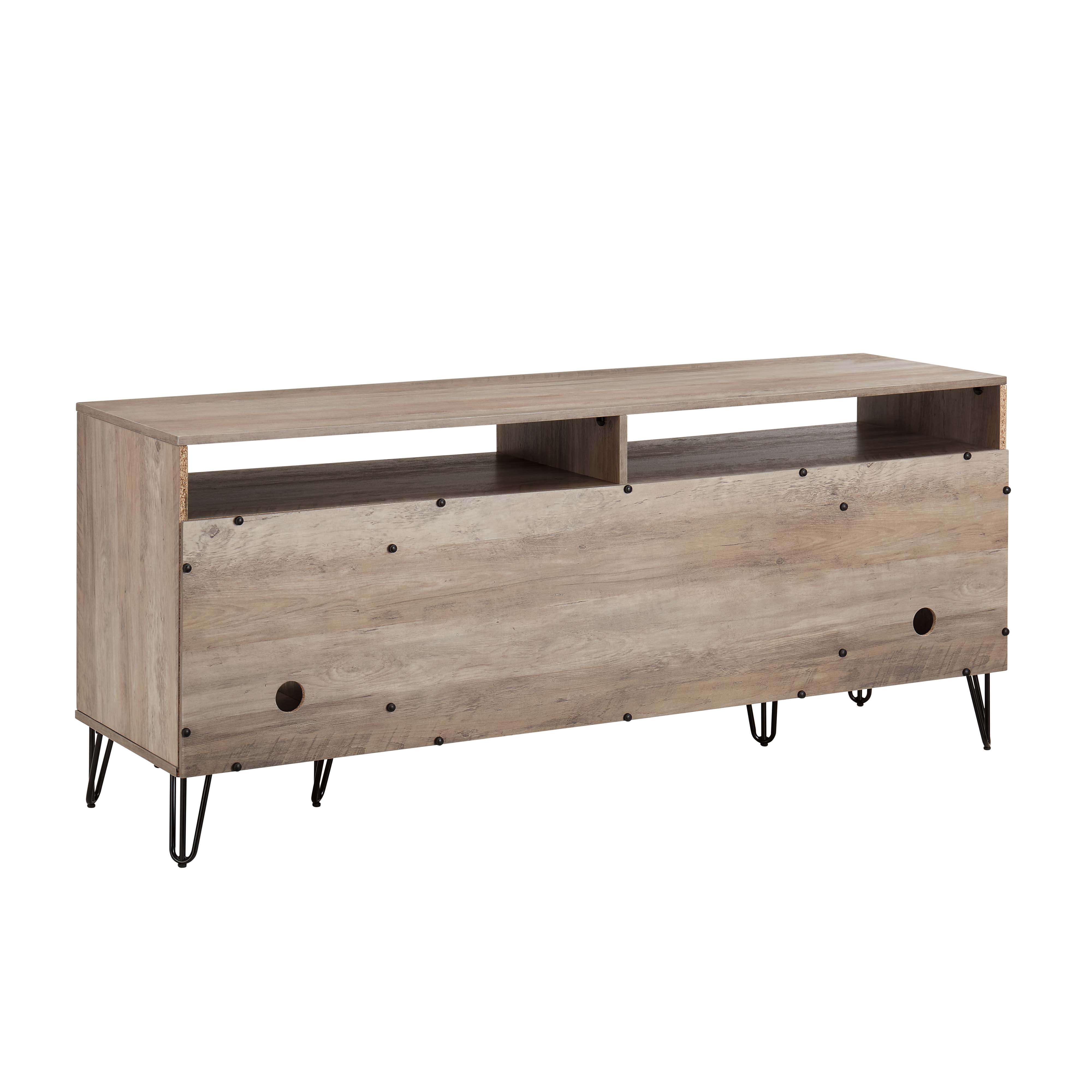 DUMBO 63-inch TV Stand w/6 Shelves & 2 Drawers 