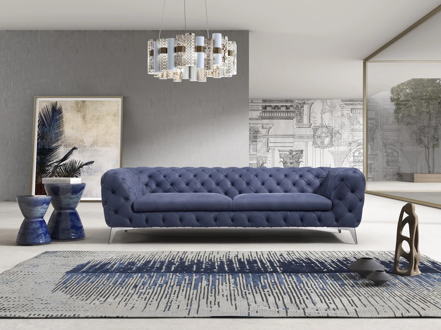 Pasife Leather Sofa