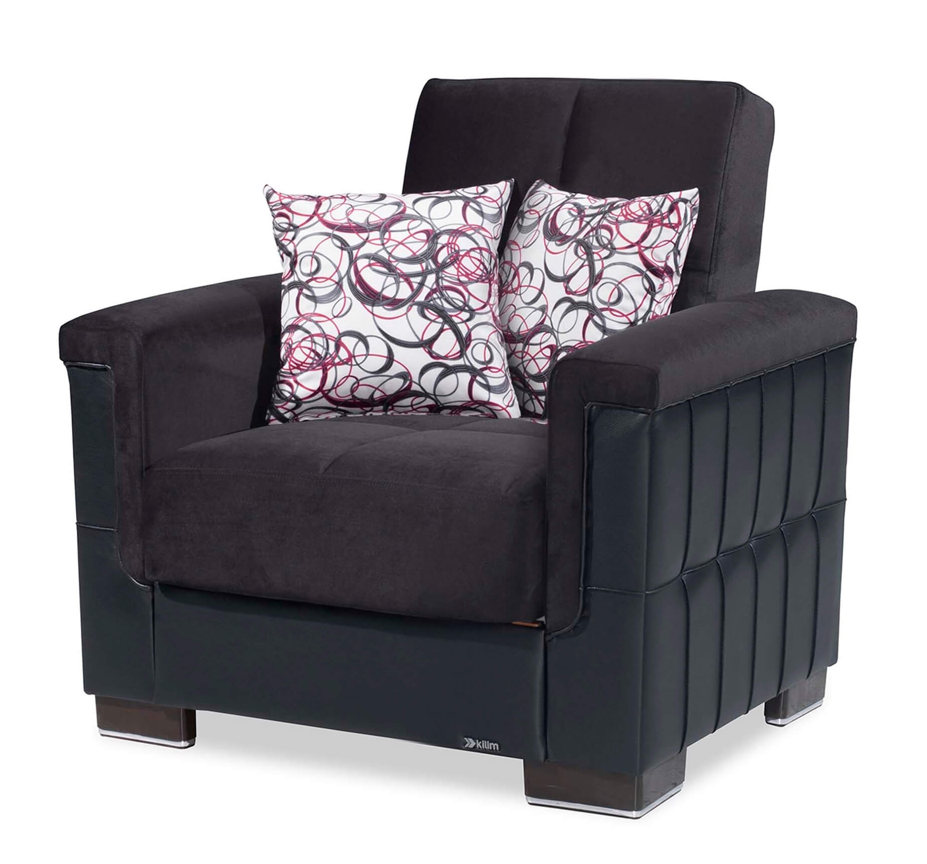 Armada Pro Fabric/PU Convertible Sleeper Chair