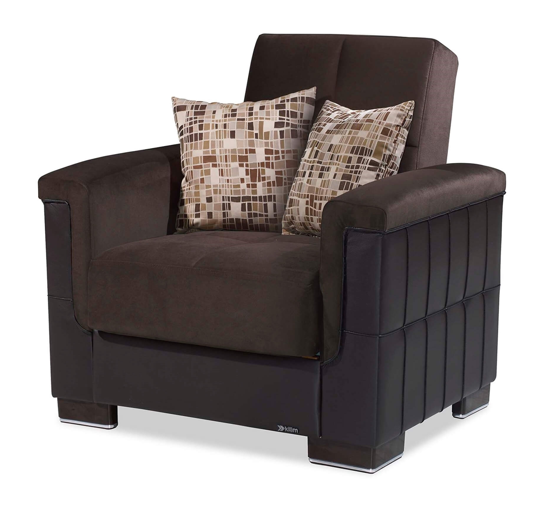 Armada Pro Fabric/PU Convertible Sleeper Chair