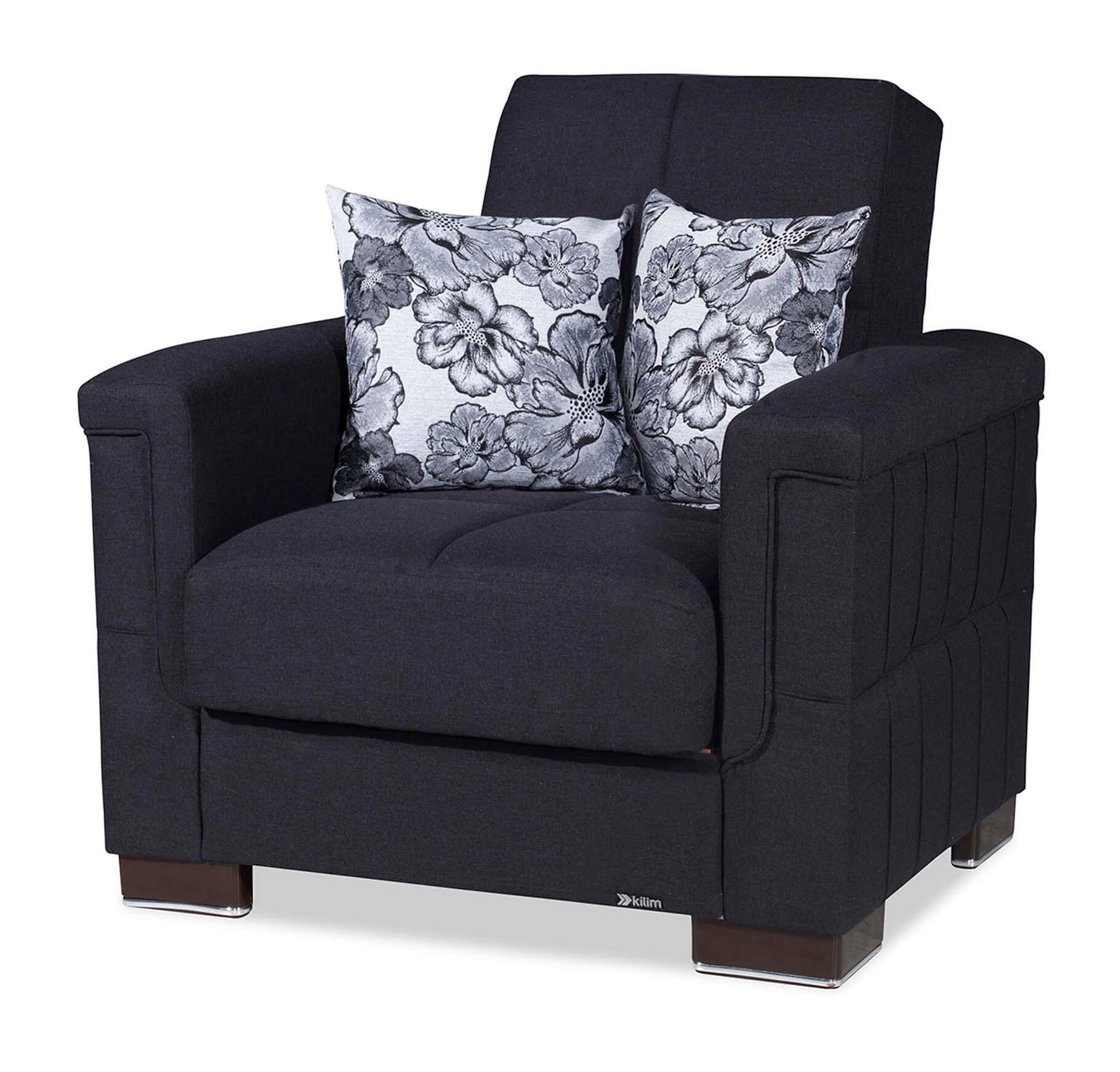 Armada Pro Fabric/PU Convertible Sleeper Chair