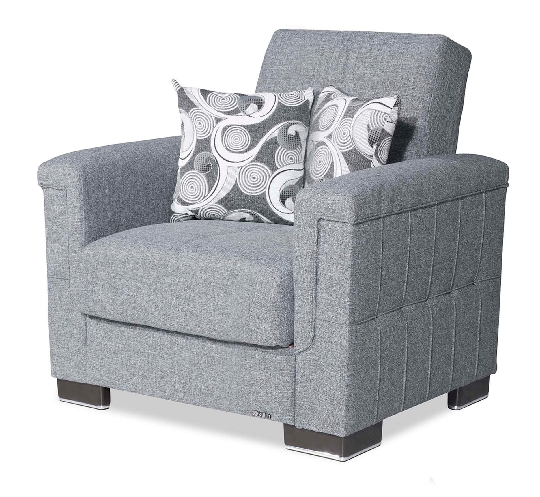 Armada Pro Fabric/PU Convertible Sleeper Chair