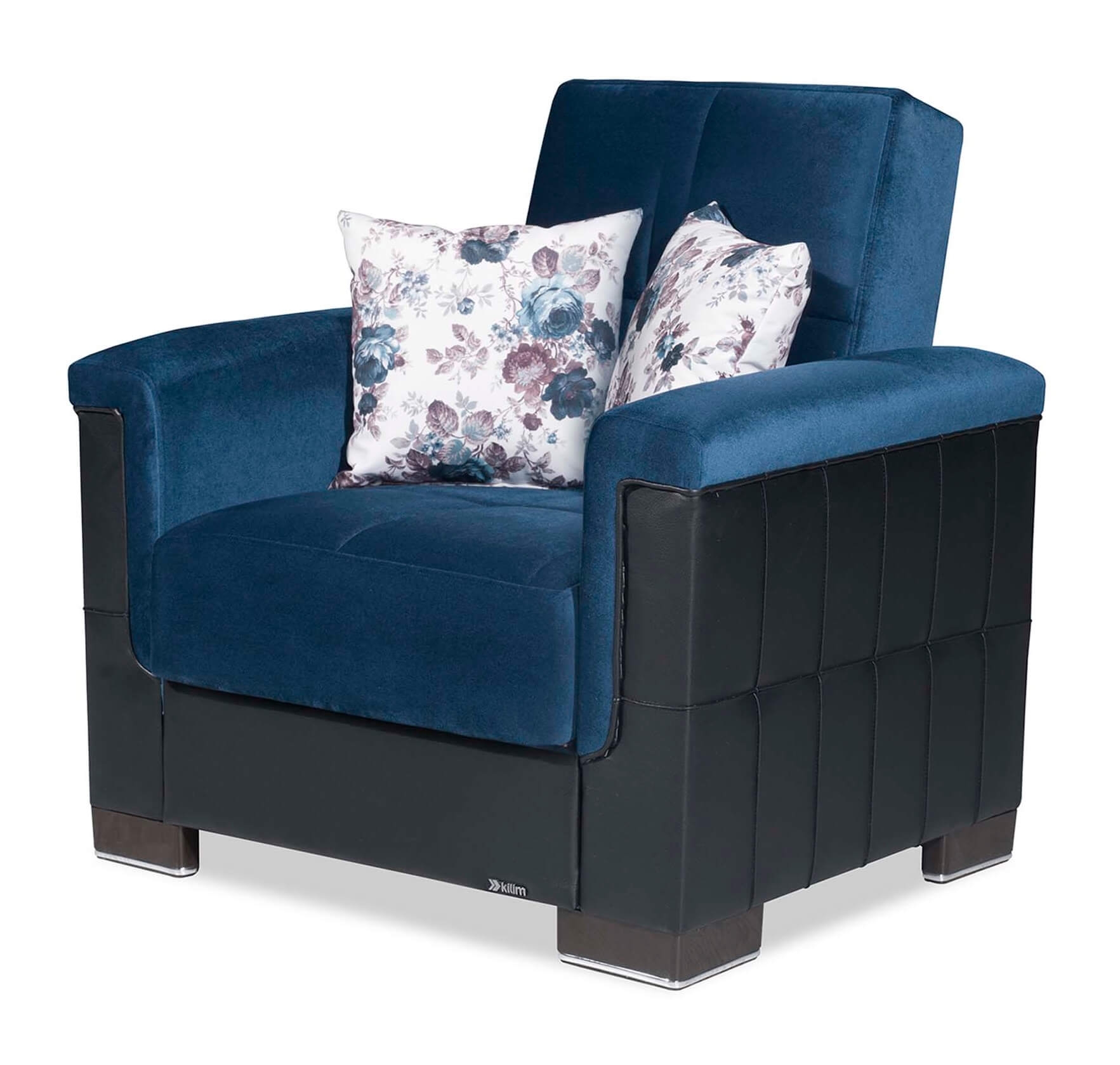 Armada Pro Fabric/PU Convertible Sleeper Chair