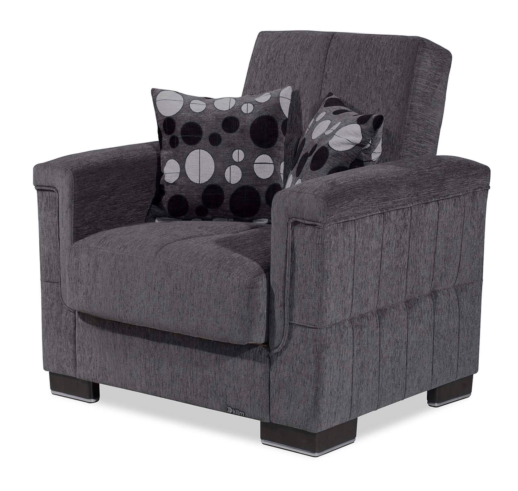 Armada Pro Fabric/PU Convertible Sleeper Chair