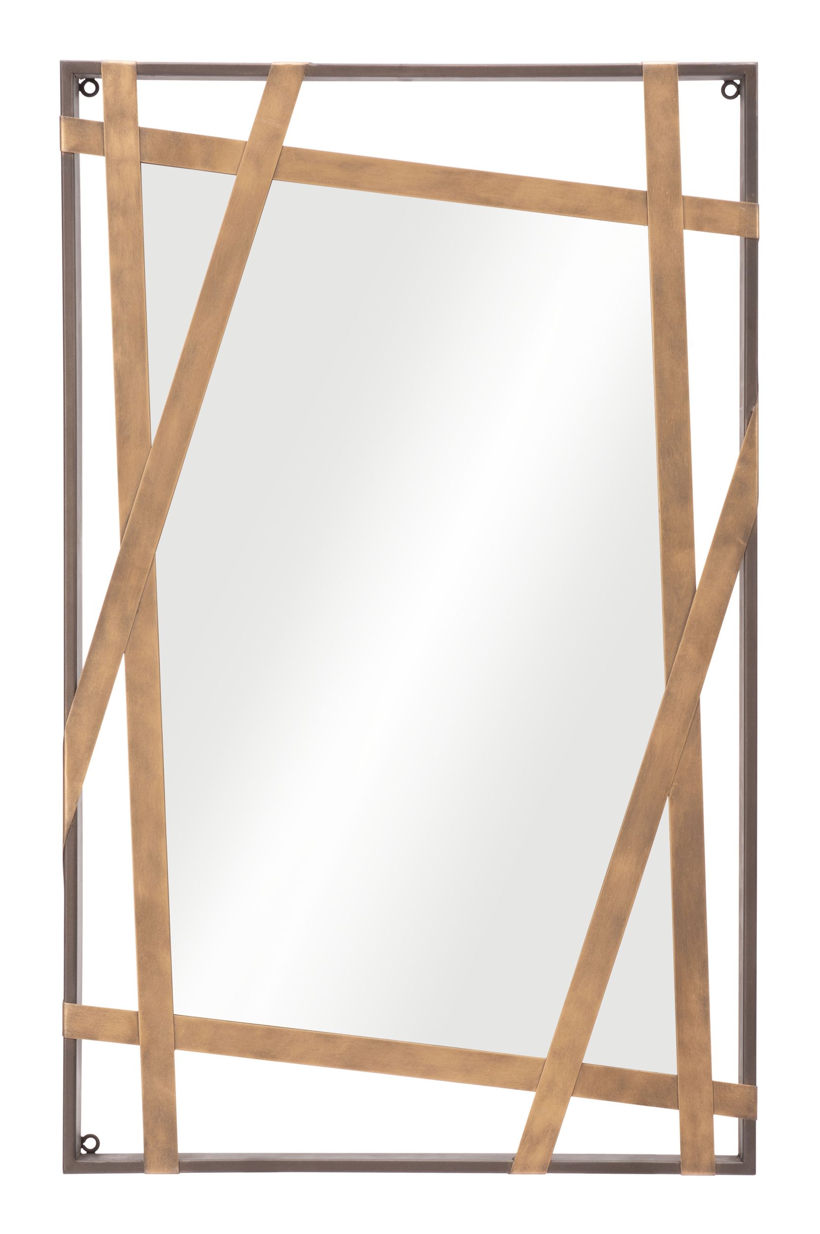 Tolix Rectangular Steel/MDF Mirror