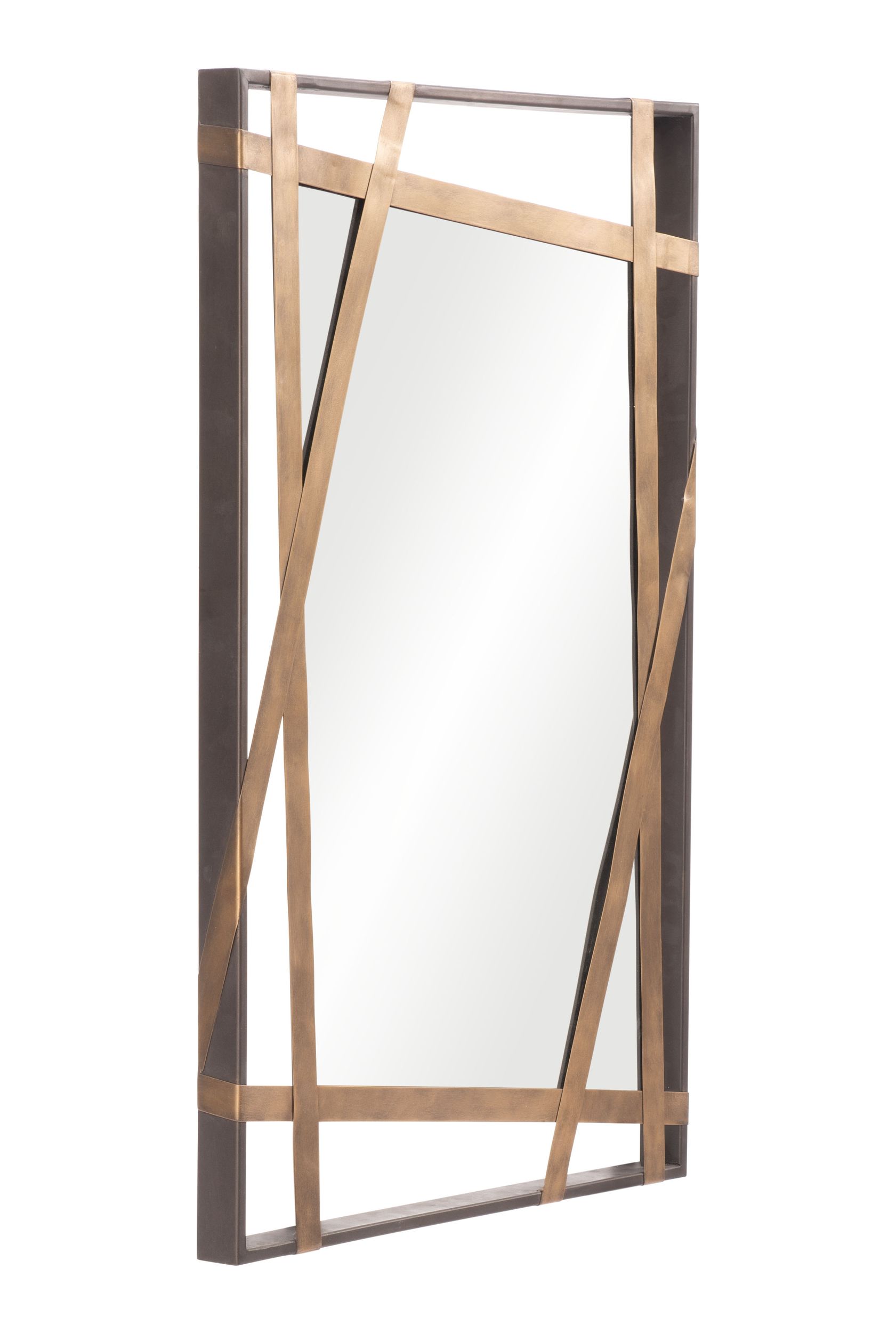 Tolix Rectangular Steel/MDF Mirror