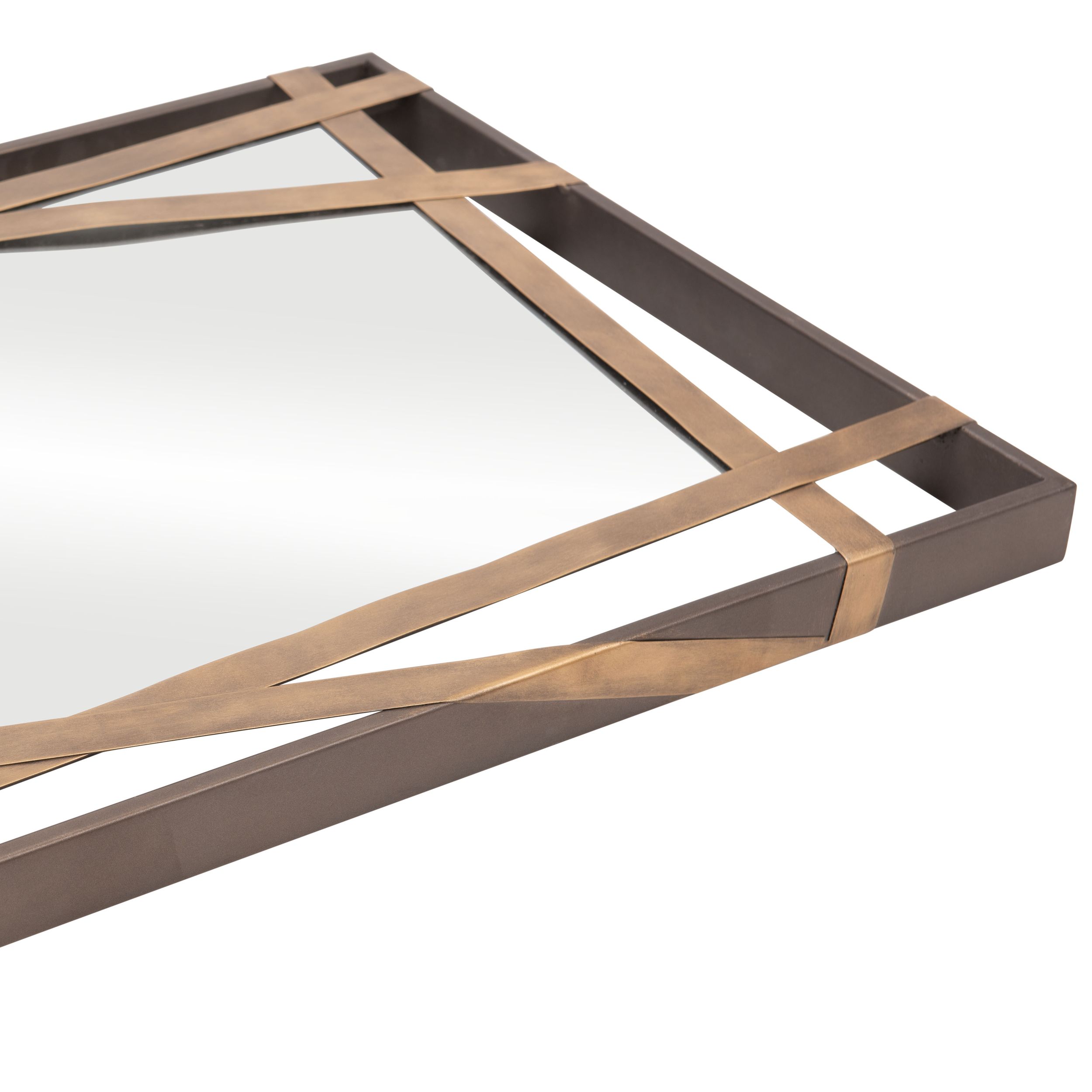 Tolix Rectangular Steel/MDF Mirror