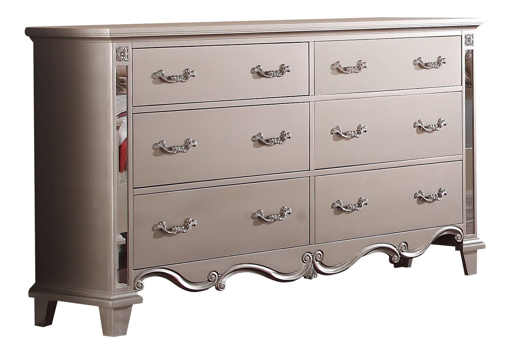 Sonia 6-Drawer Wood Veneer Dresser
