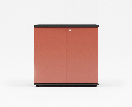 Color Office Storage Cabinet w/2 Lockable Doors