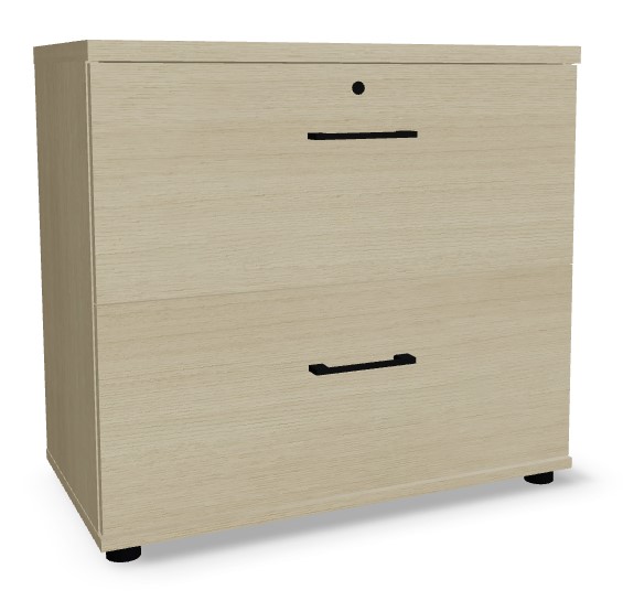 Standard Office Lockable H29.1" File Cabinet w/2 Drawers