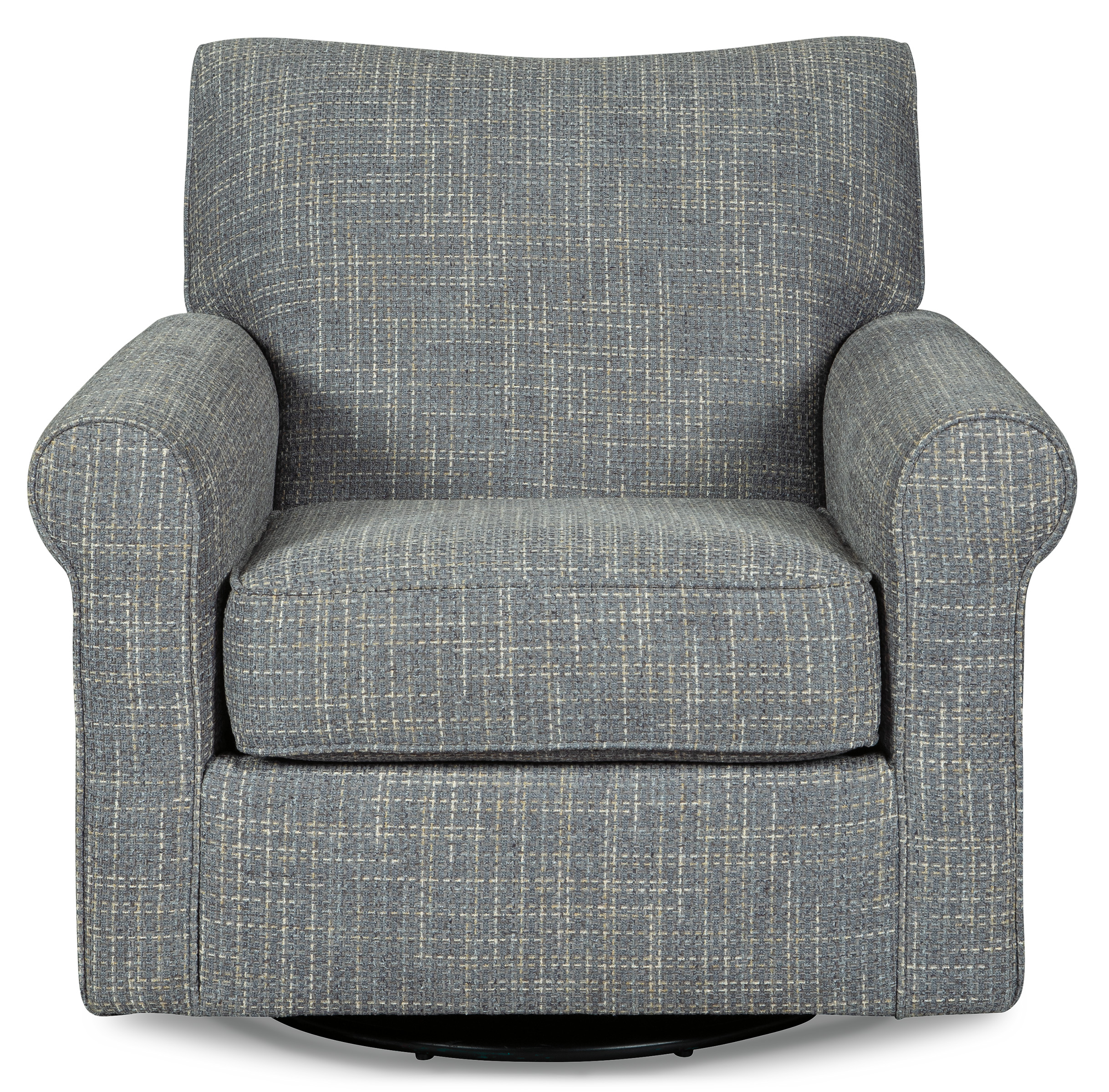 Renley Polyester/Metal Swivel Glider Accent Chair
