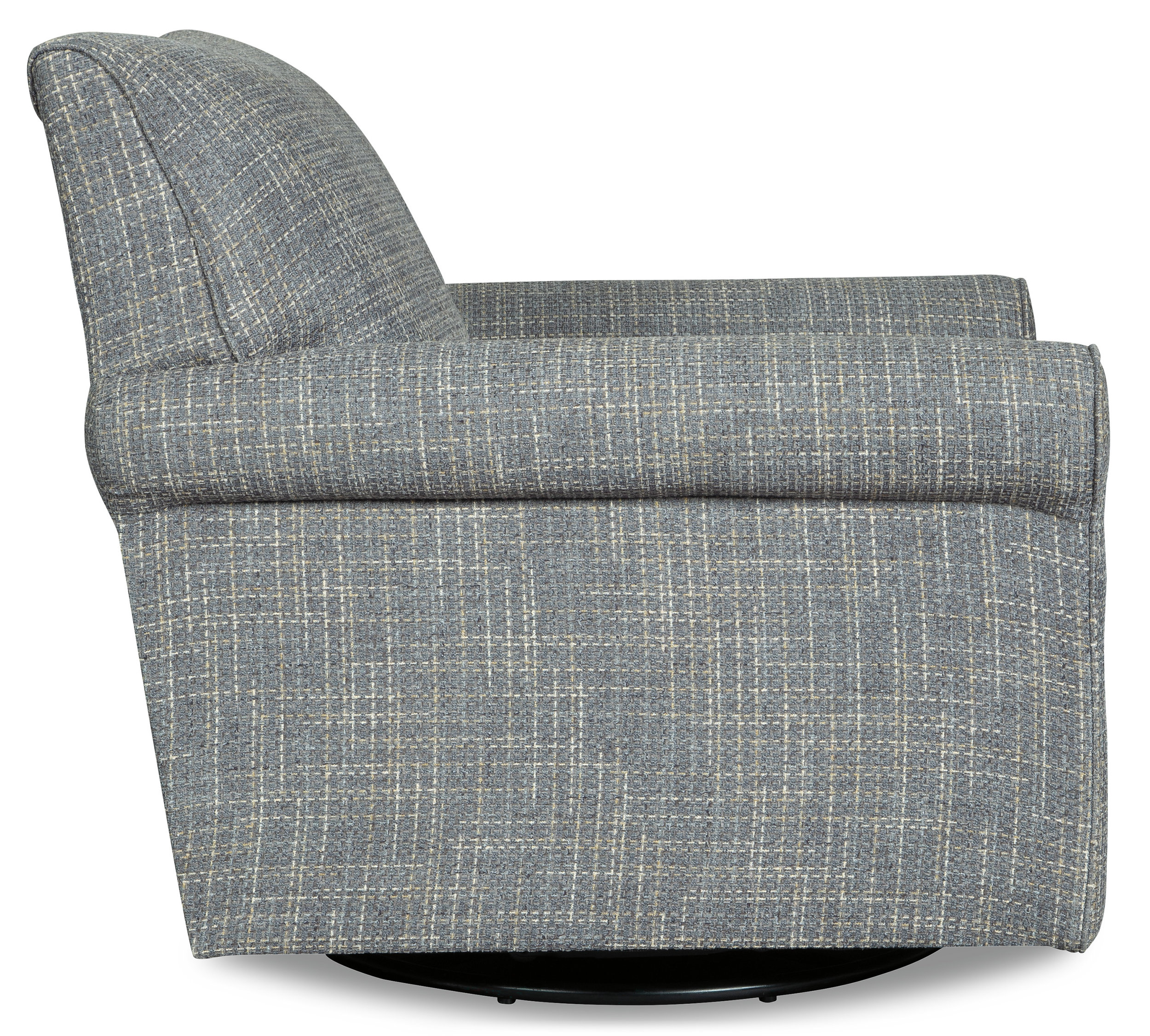 Renley Polyester/Metal Swivel Glider Accent Chair