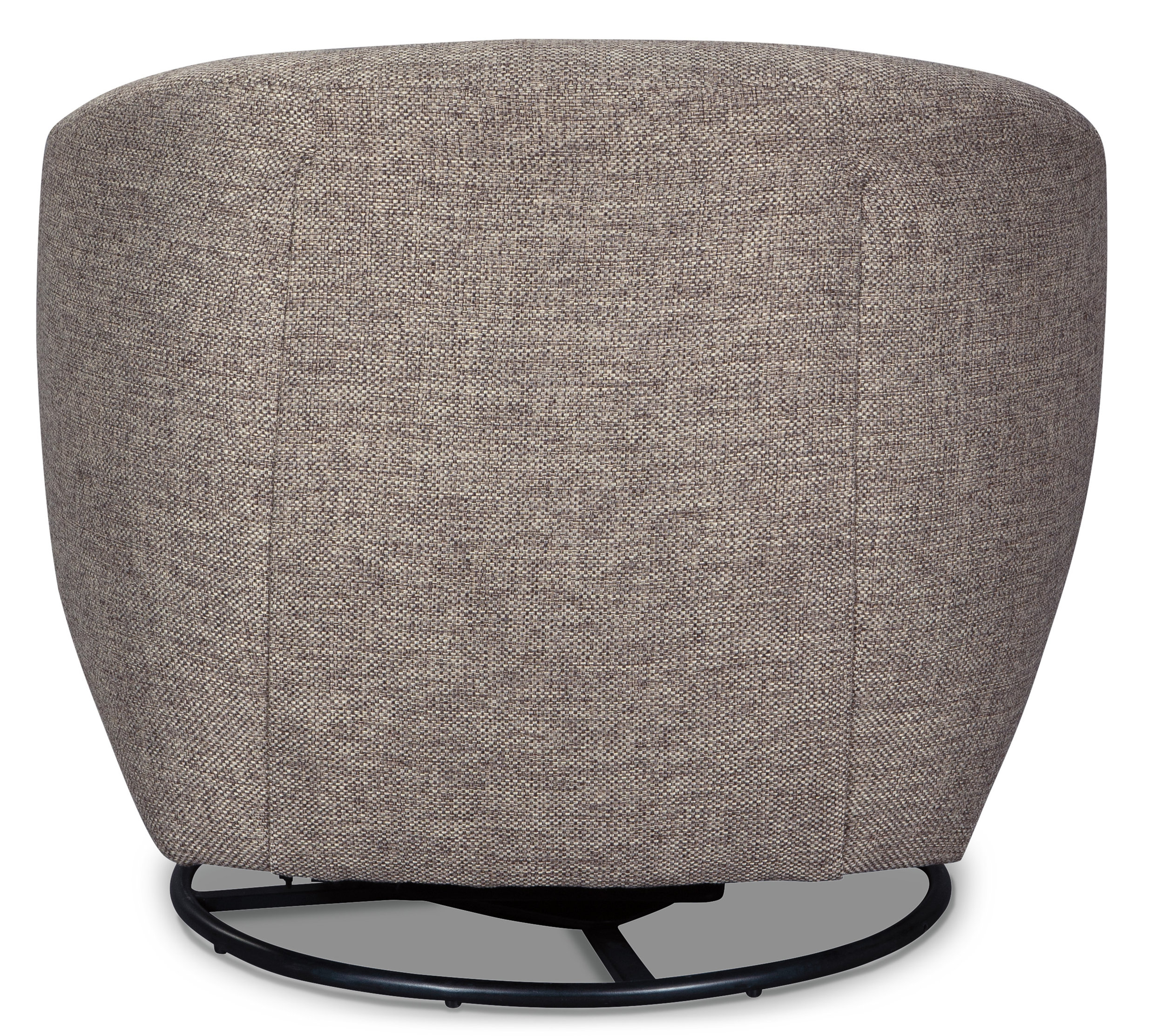 Upshur Polyester/Metal Swivel Glider Accent Chair