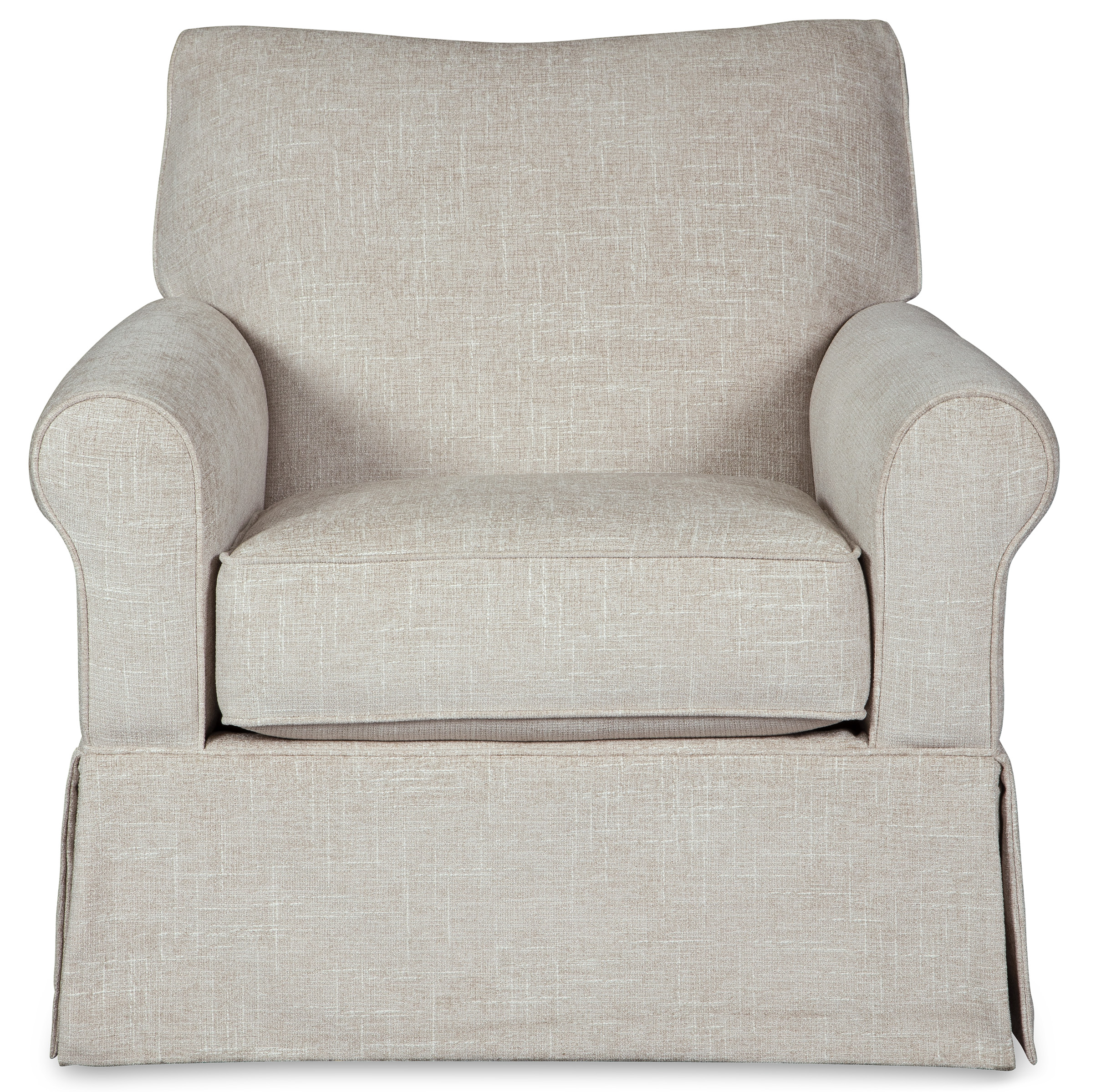 Searcy Polyester/Rayon Swivel Glider Accent Chair