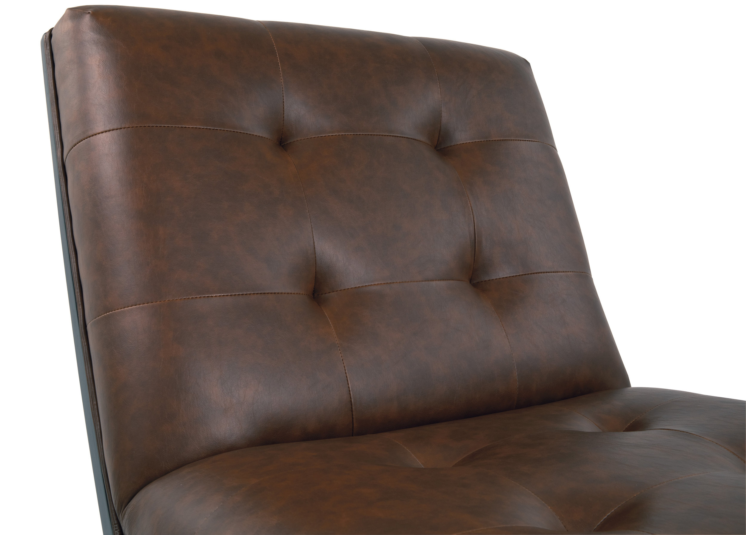 Sidewinder Faux Leather Accent Chair