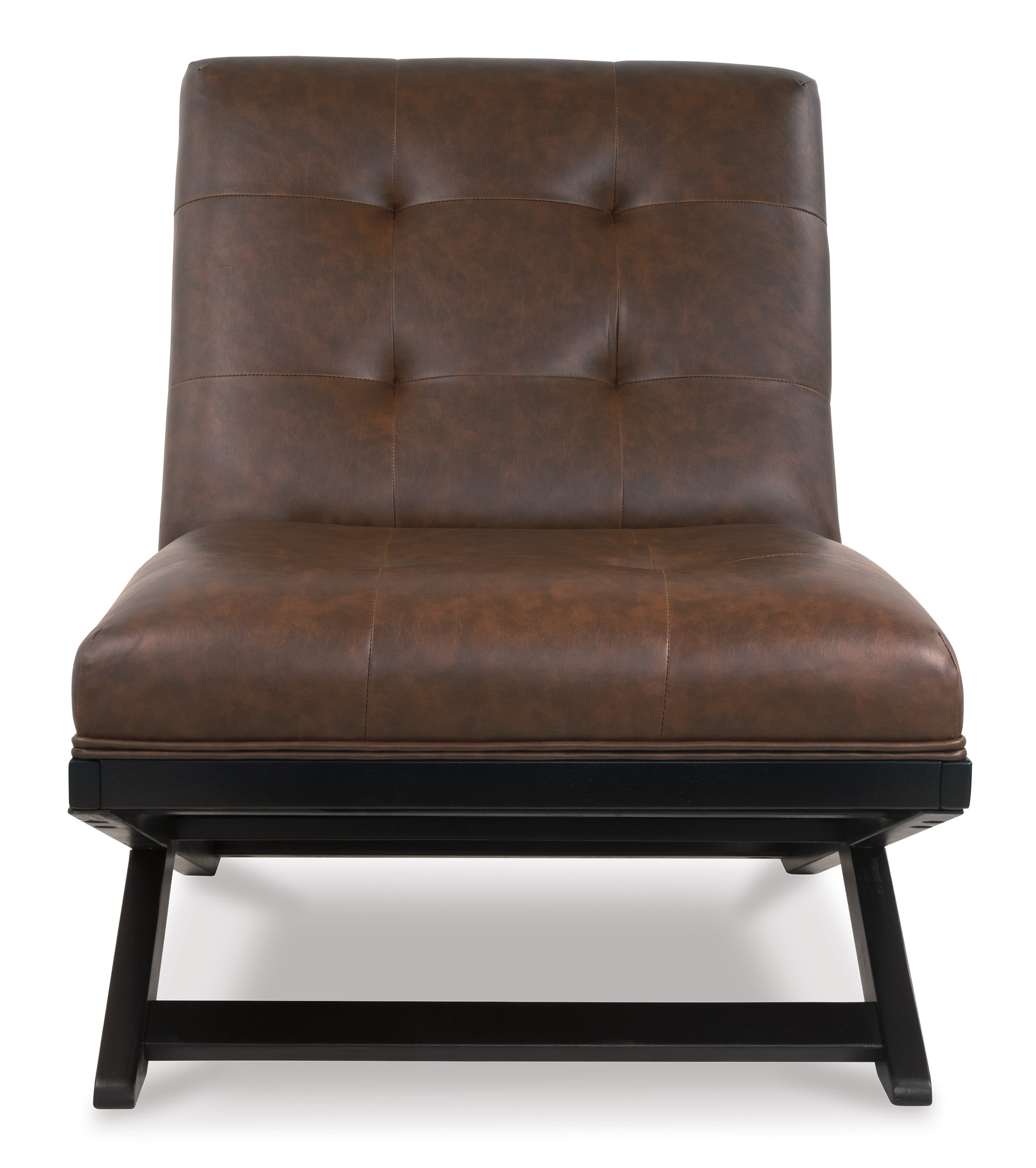 Sidewinder Faux Leather Accent Chair