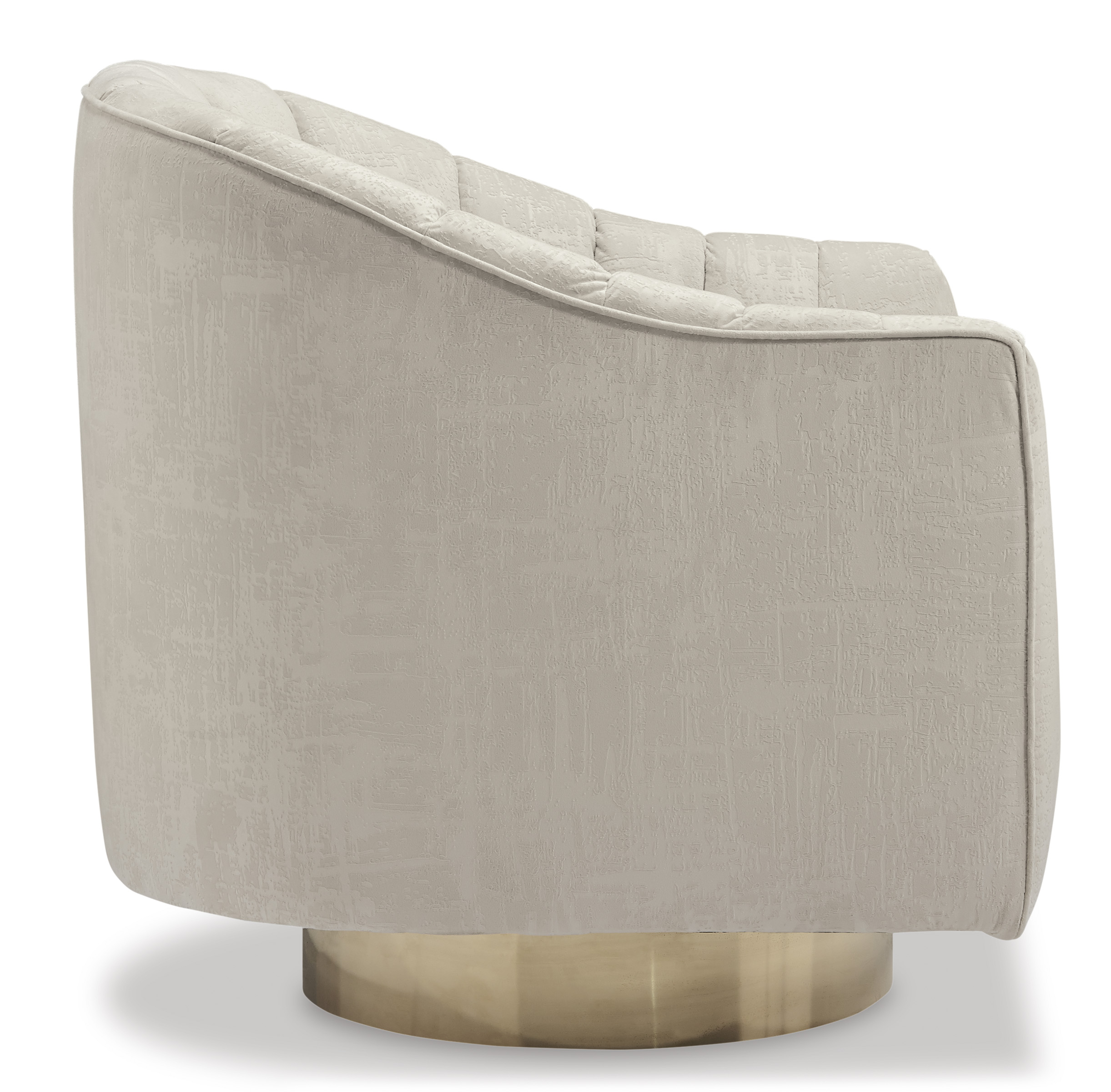 Penzlin Polyester/Metal Swivel Accent Chair