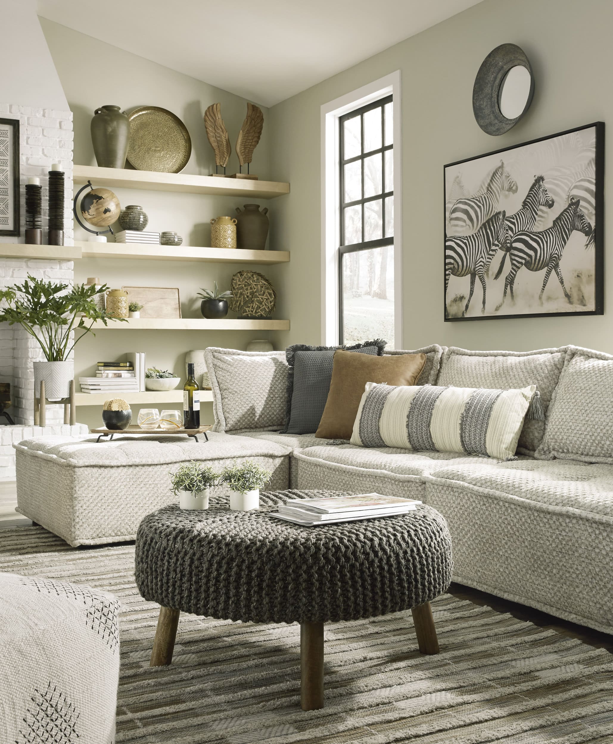 Bales Polyester 4-Piece Modular Sectional