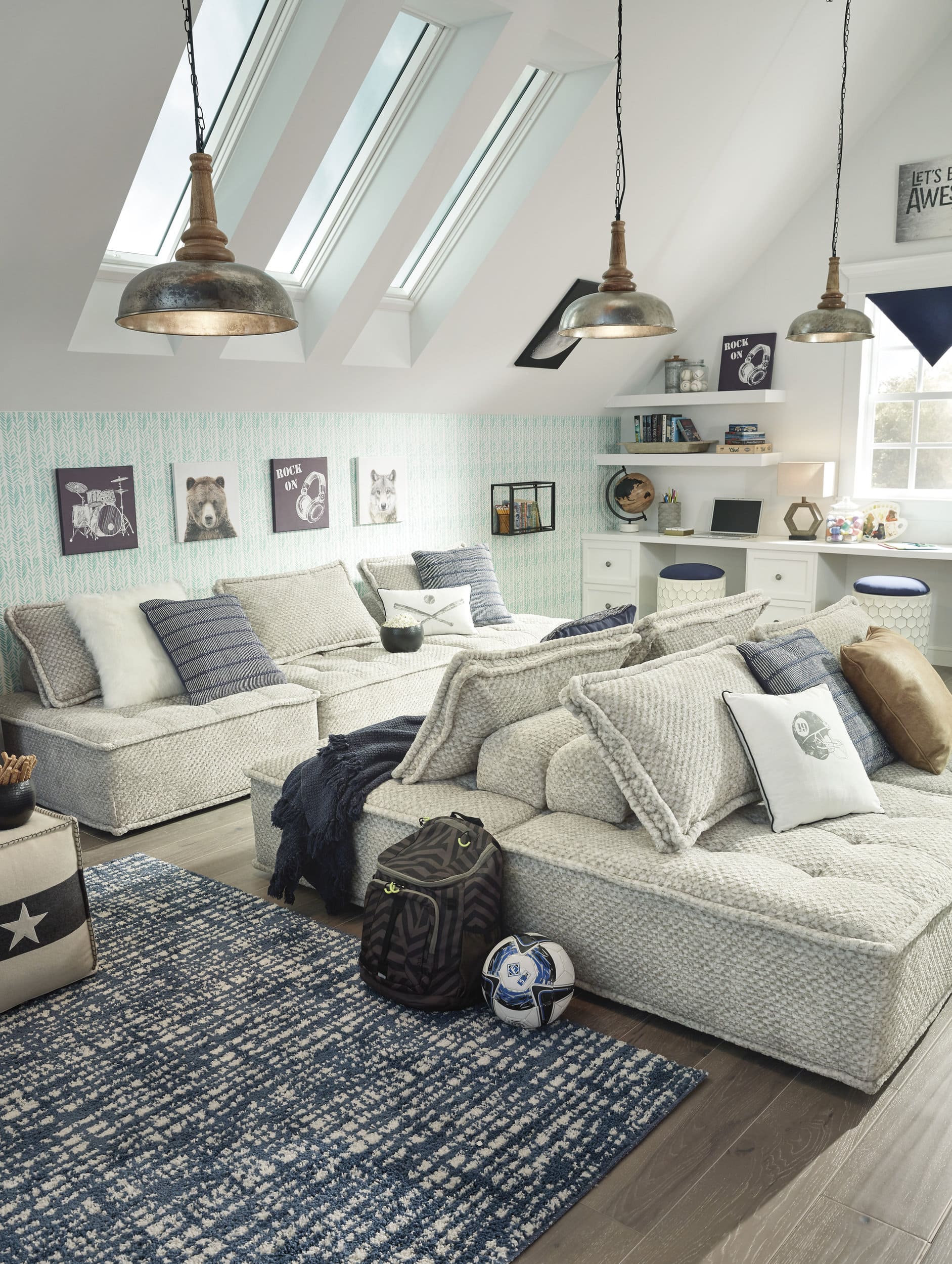Bales Polyester 7-Piece Modular Sectional