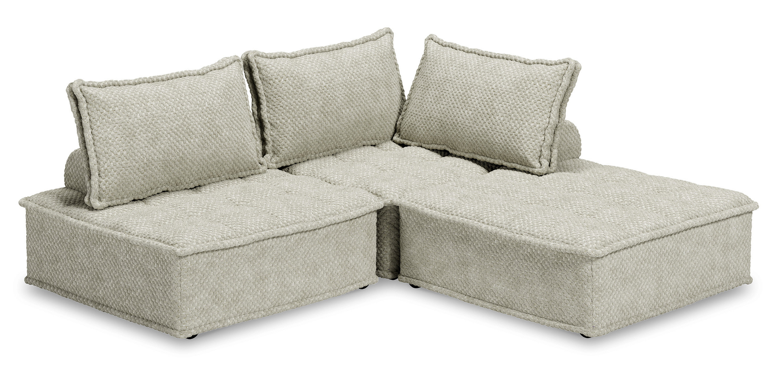 Bales Polyester 3-Piece Modular Sofa