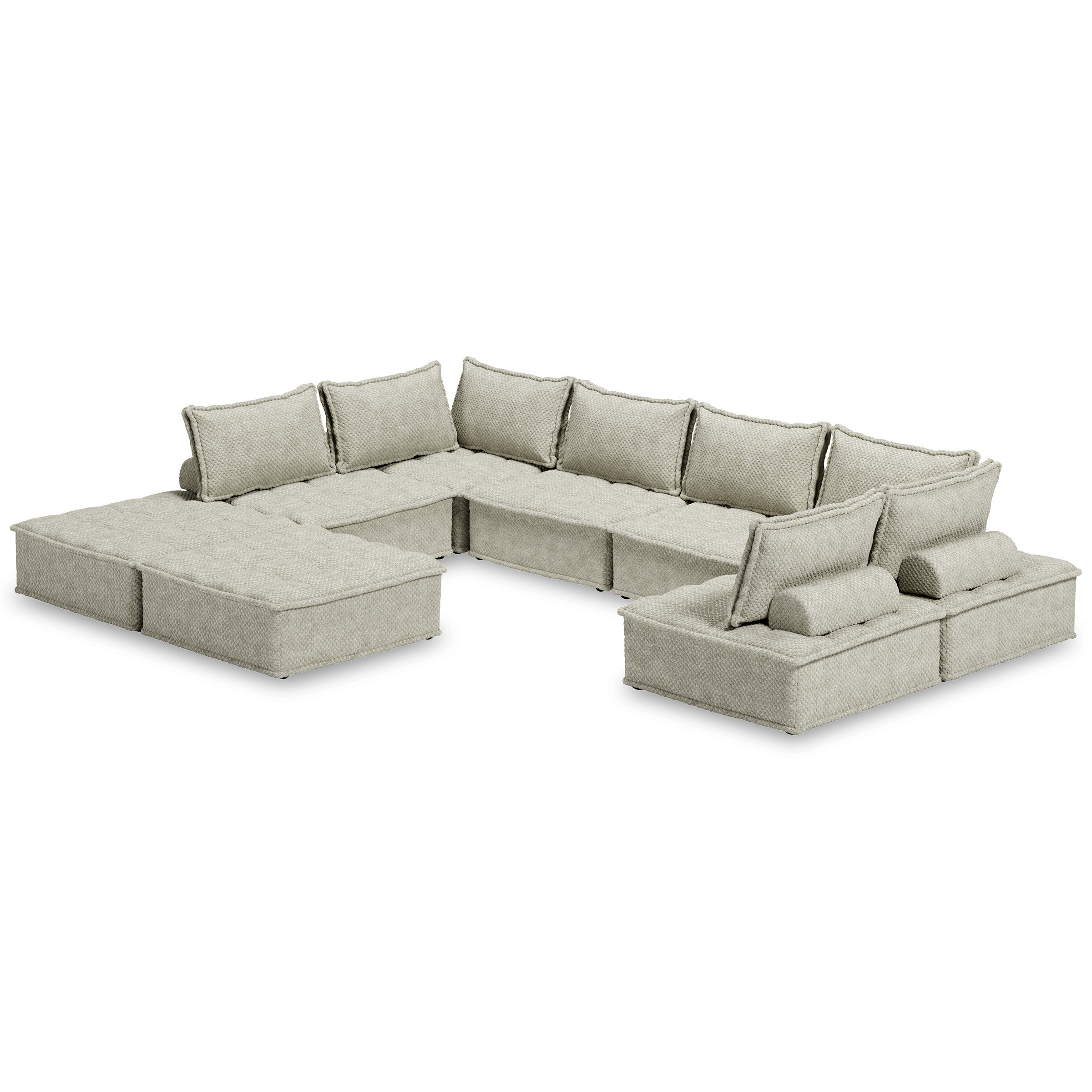 Bales Polyester 8-Piece Modular Sectional