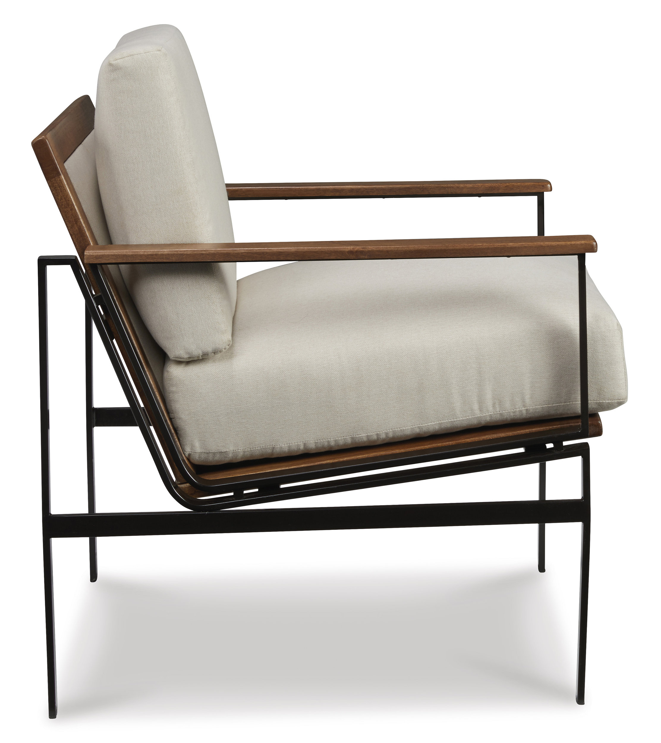 Tilden Polyester/Wood/Metal Accent Chair