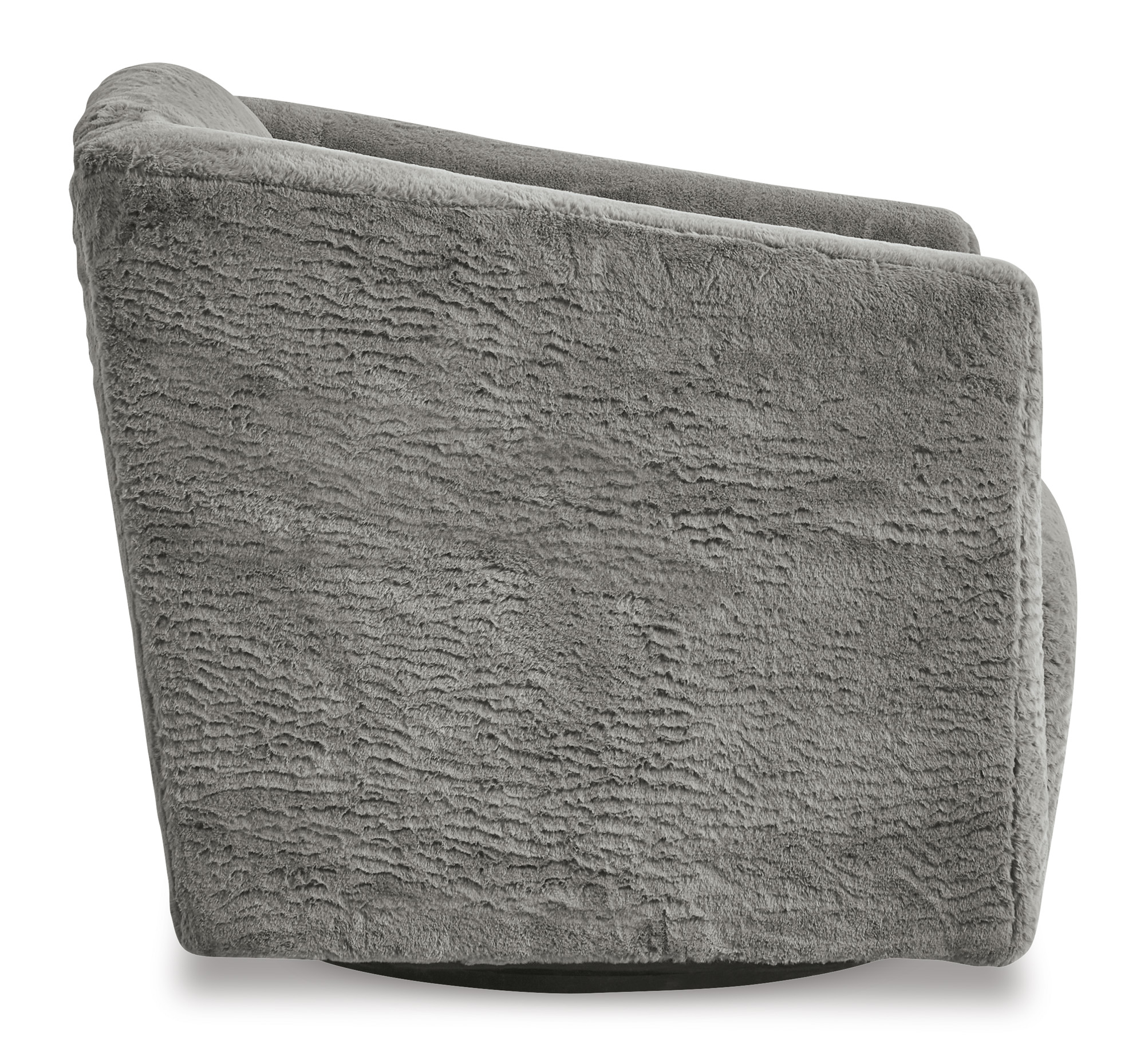 Bramner Polyester/Metal Swivel Accent Chair