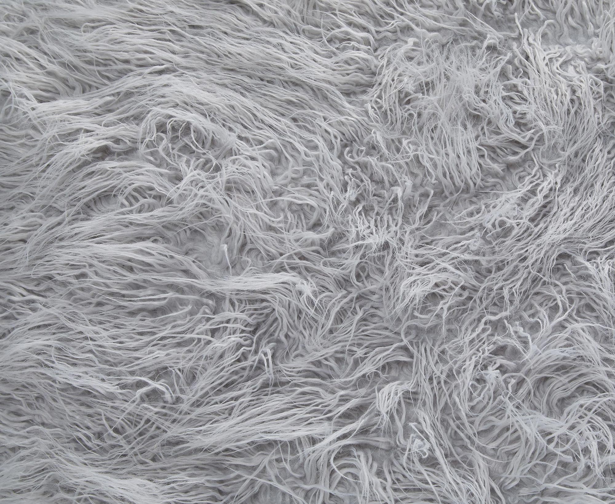Galice 40" Round Oversized Accent Ottoman - Light Gray Textured Polyester