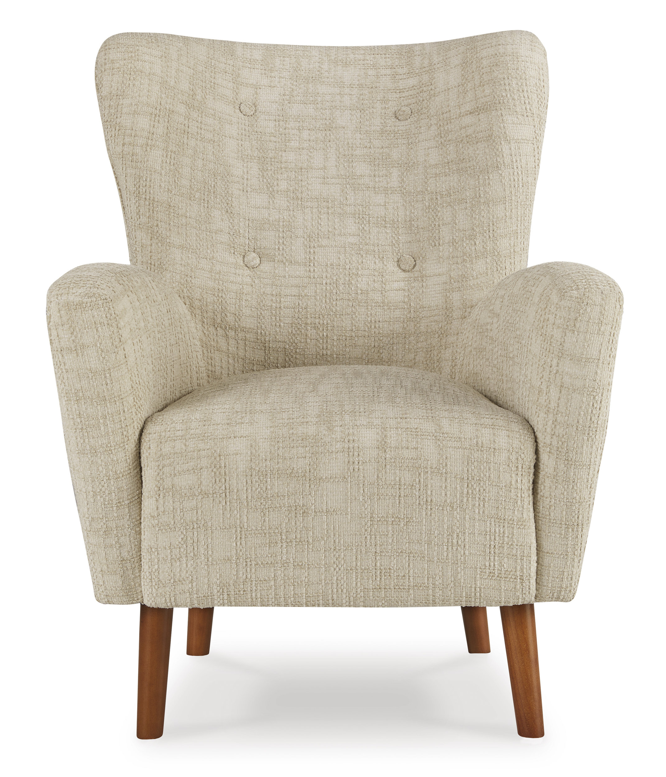 Jemison Next-Gen Nuvella Polyester/Wood Accent Chair