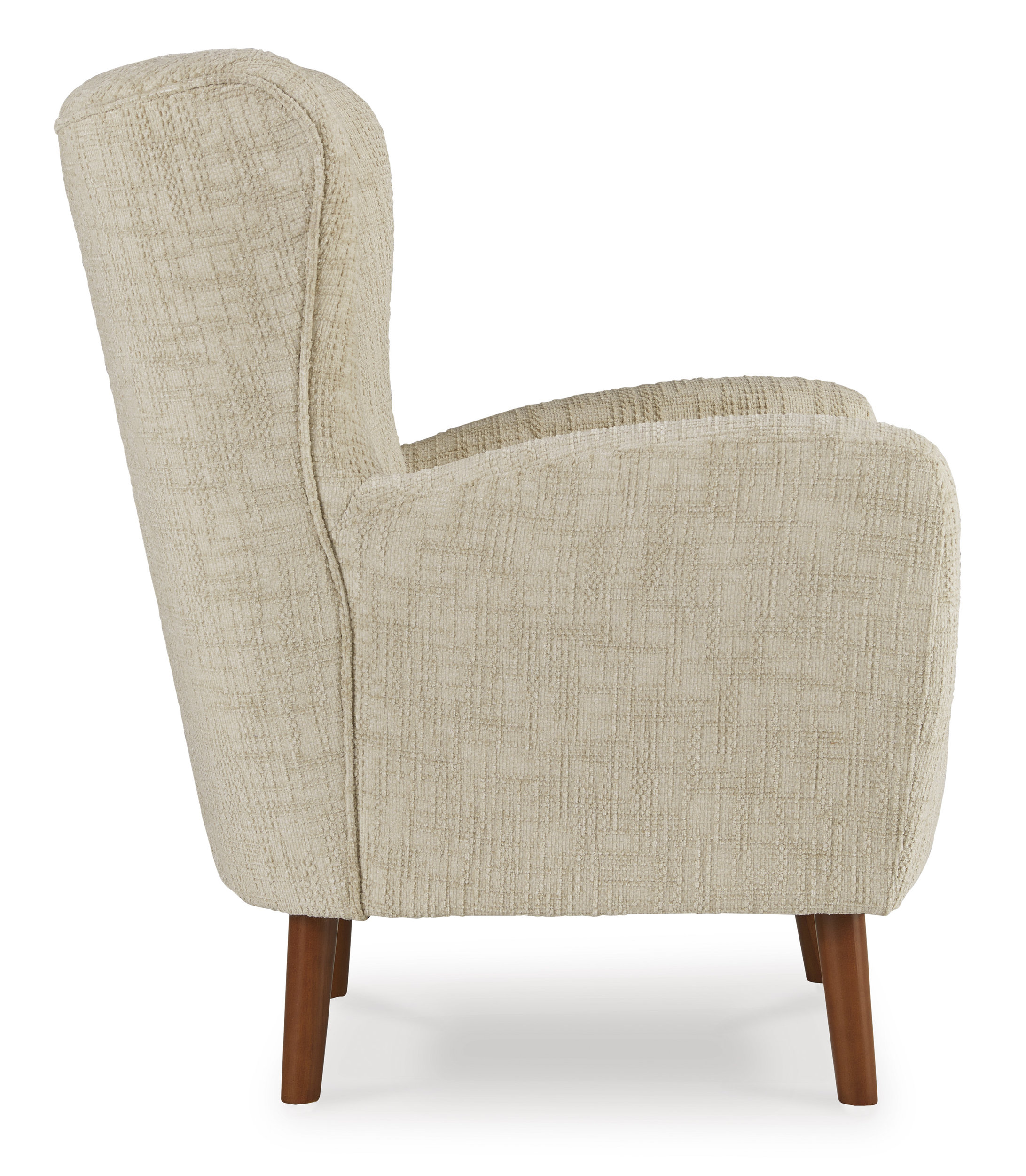 Jemison Next-Gen Nuvella Polyester/Wood Accent Chair