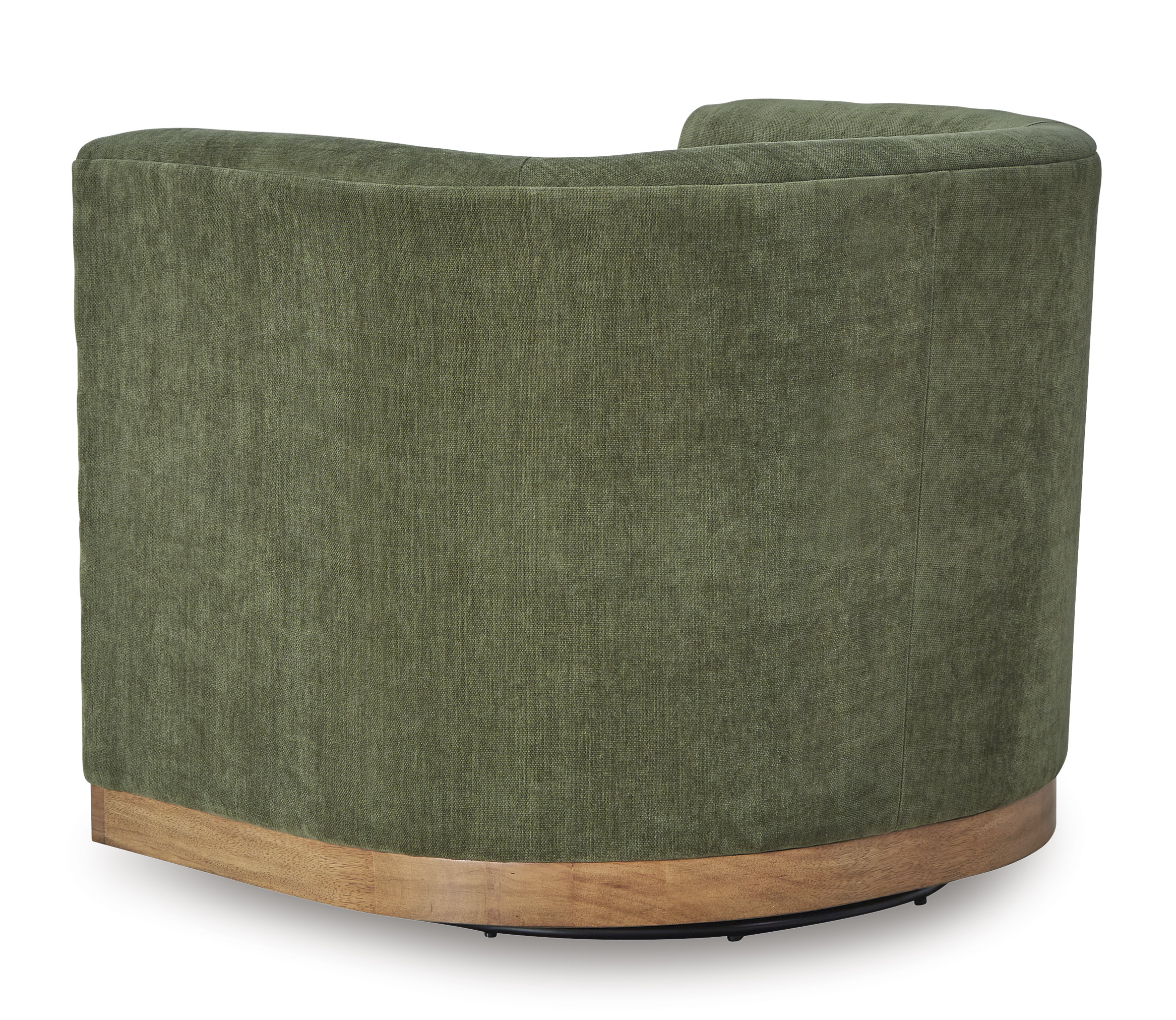 Jersonlow Polyester/Wood/Metal Swivel Accent Chair