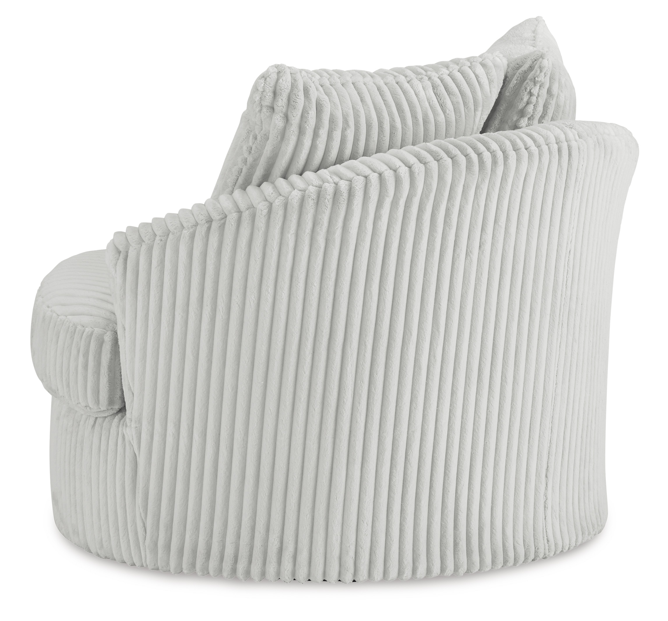 Gramwell Polyester/Metal Swivel Accent Chair