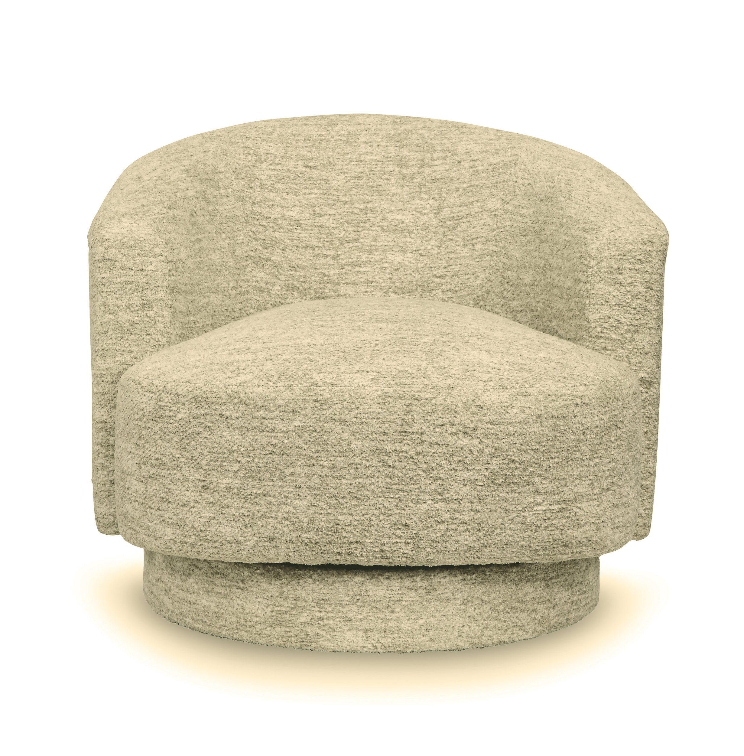 Wardsor Polyester Swivel Accent Chair