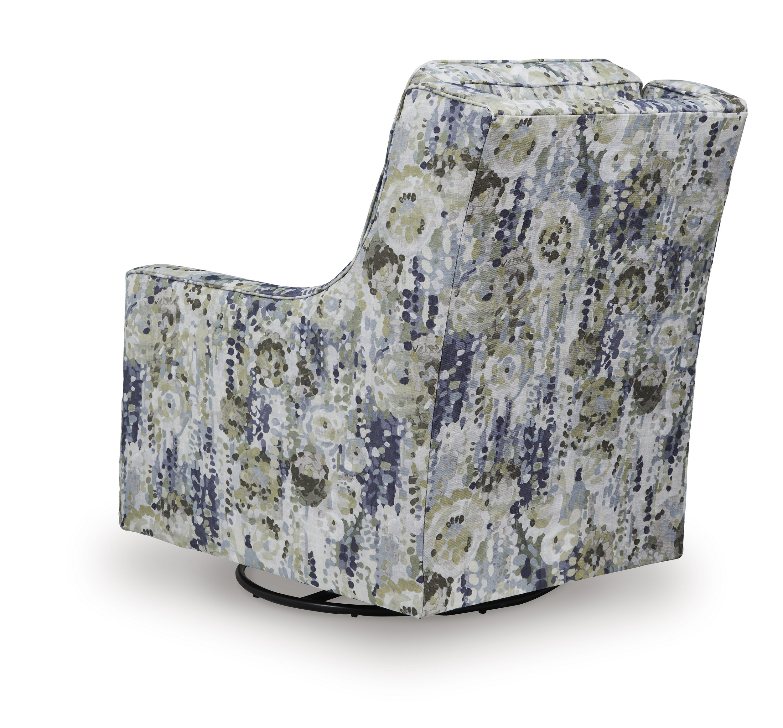 Dustinford Polyester Swivel Glider Accent Chair