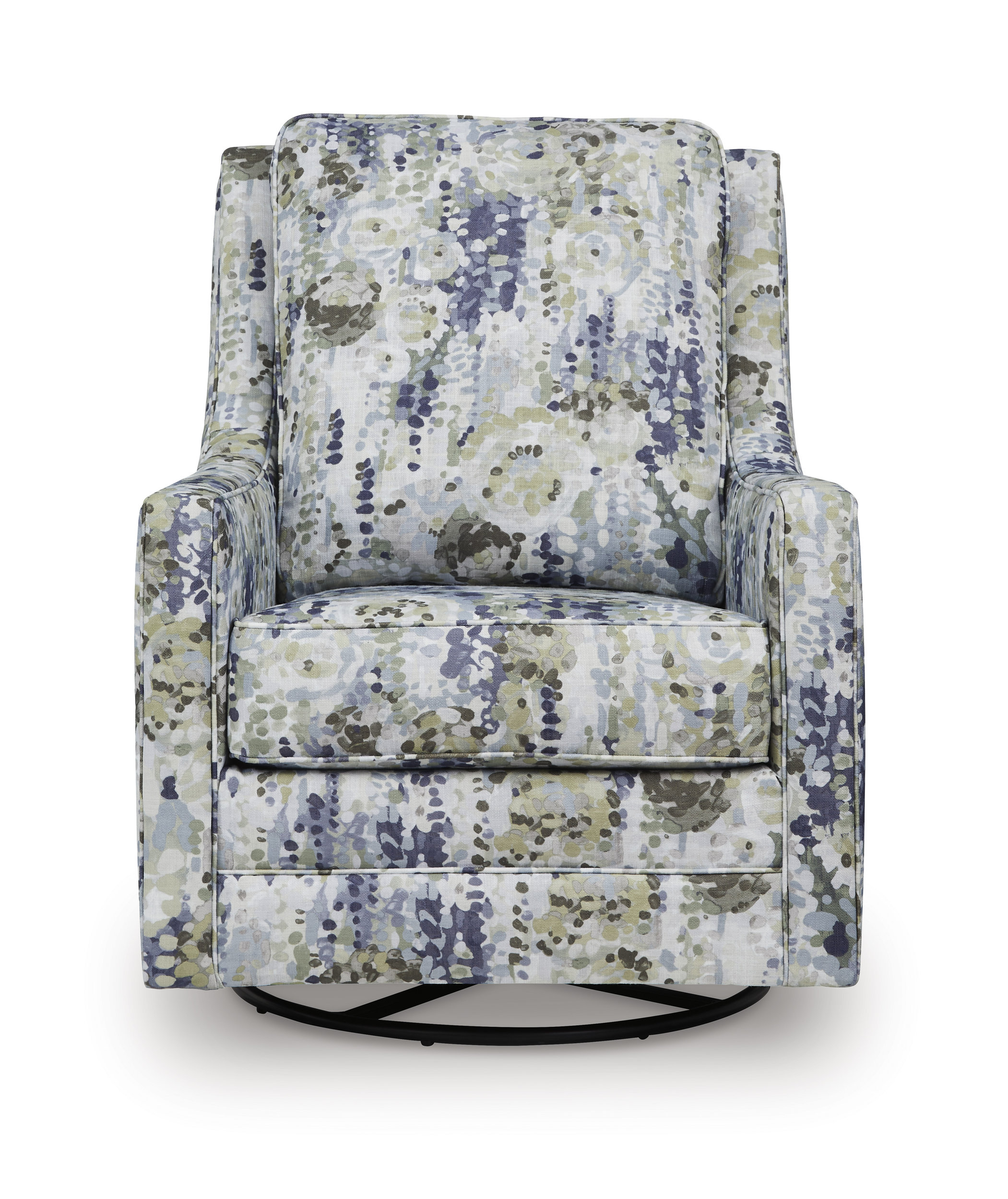 Dustinford Polyester Swivel Glider Accent Chair