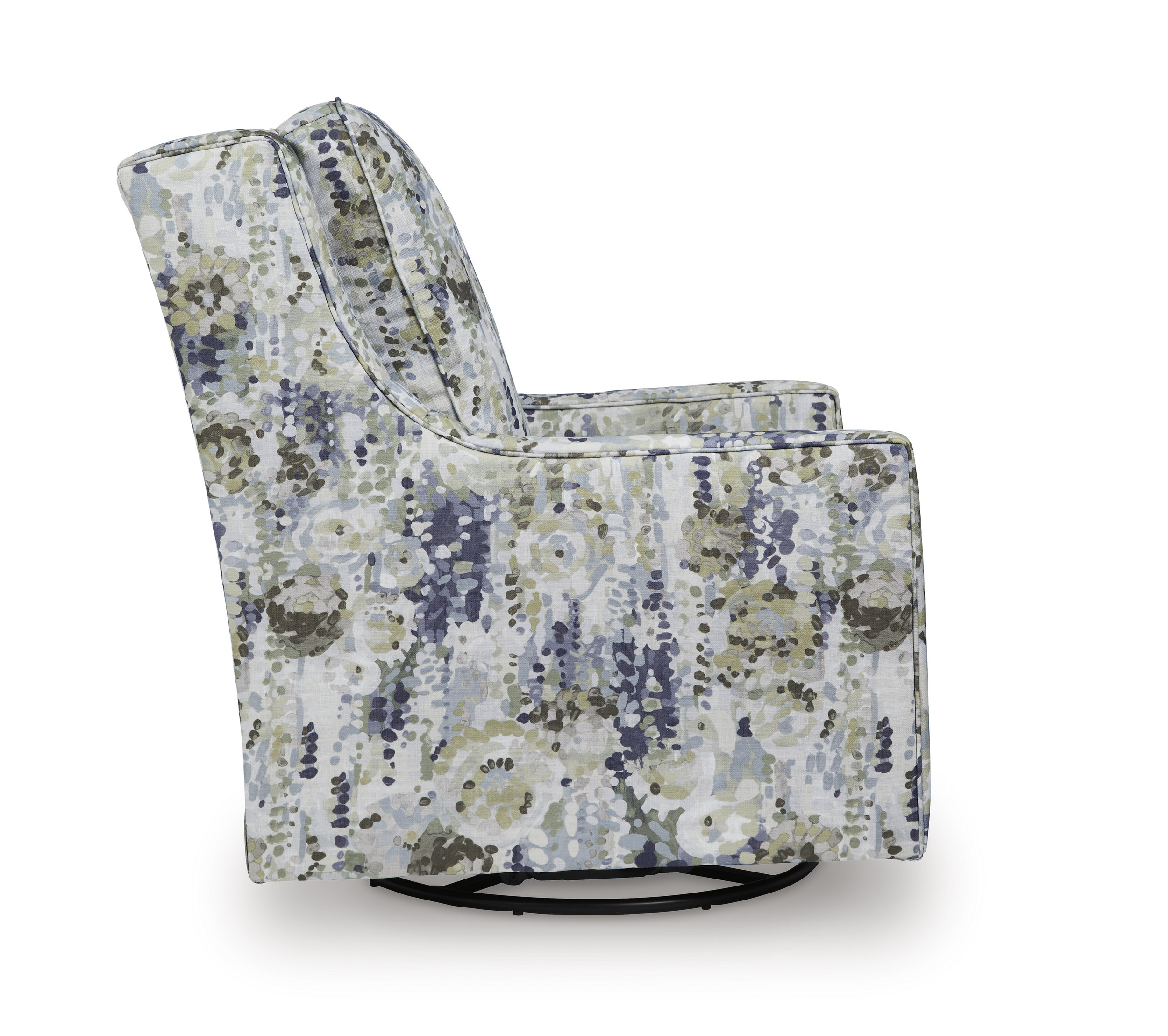 Dustinford Polyester Swivel Glider Accent Chair