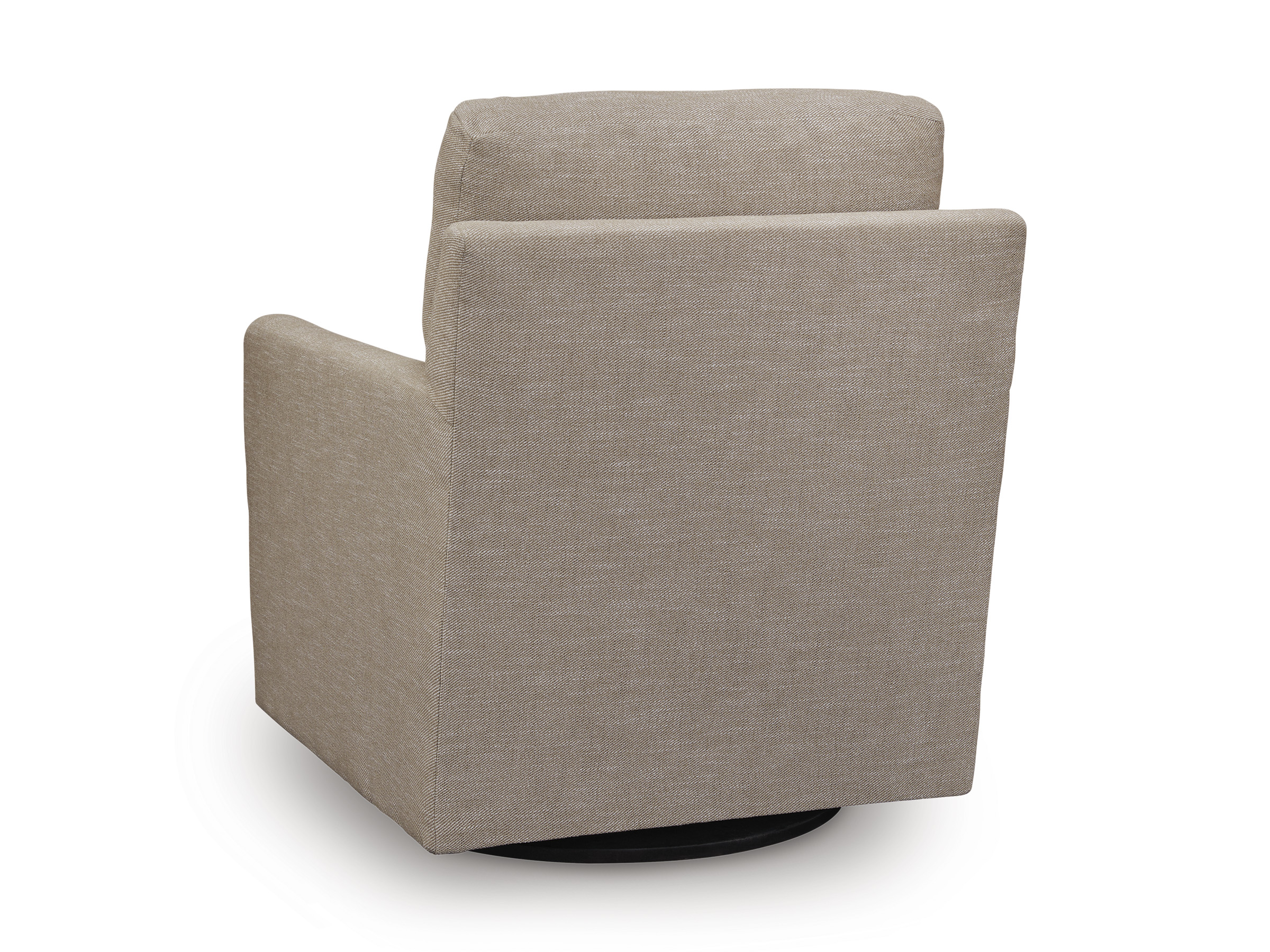 Freybourne Next-Gen Nuvella Polyester Swivel Accent Chair